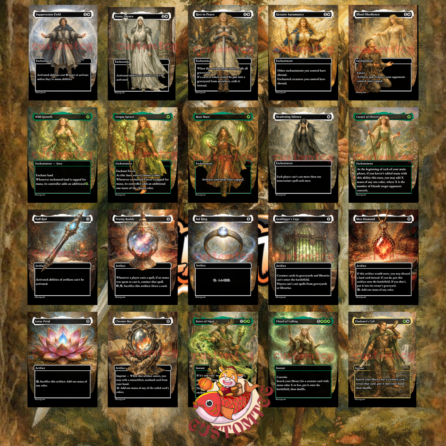 Ellivere of the Wild Court Custom Deck