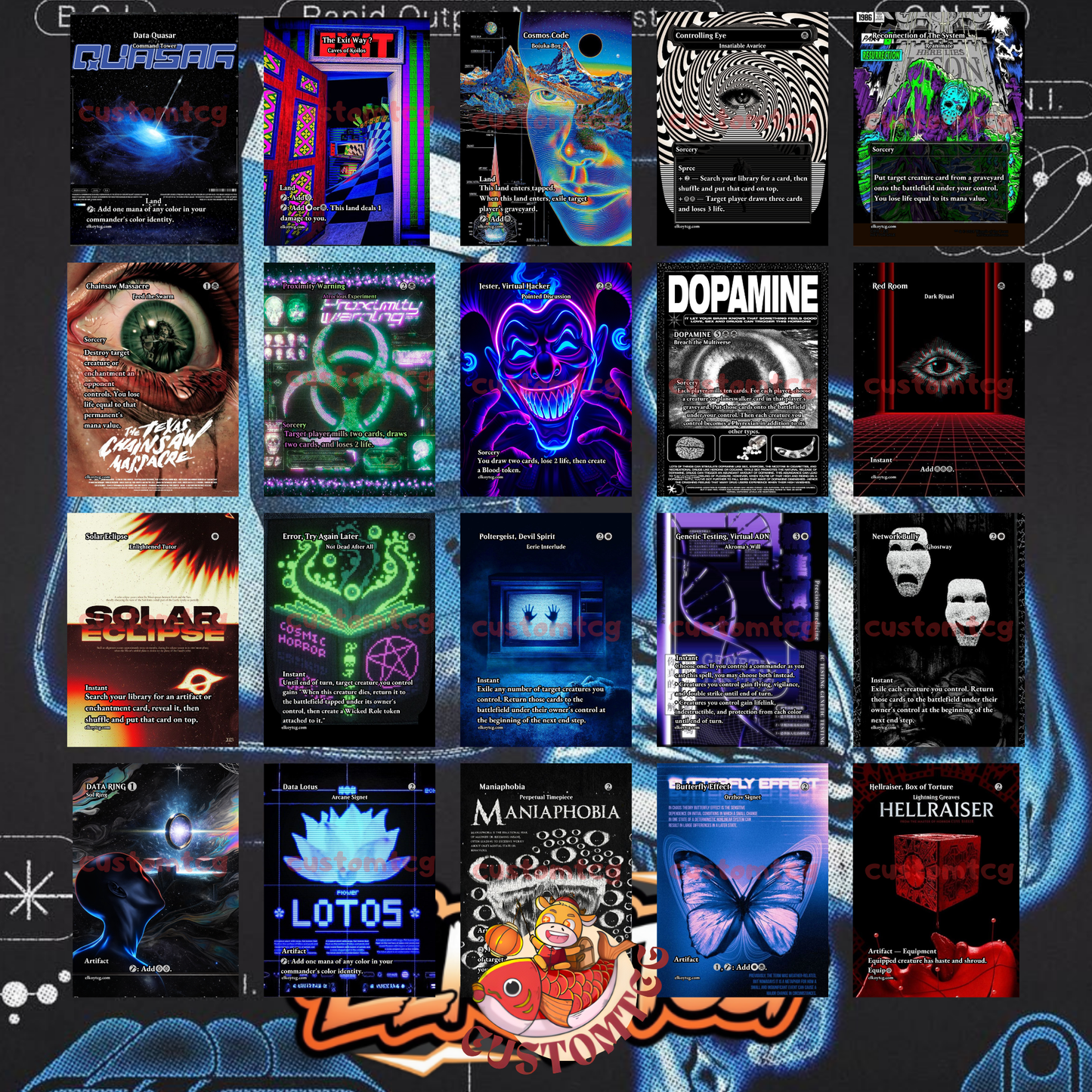 Cyber-Goth Shilgengar Deck — DROP 3.0 - Limited to only 30 units