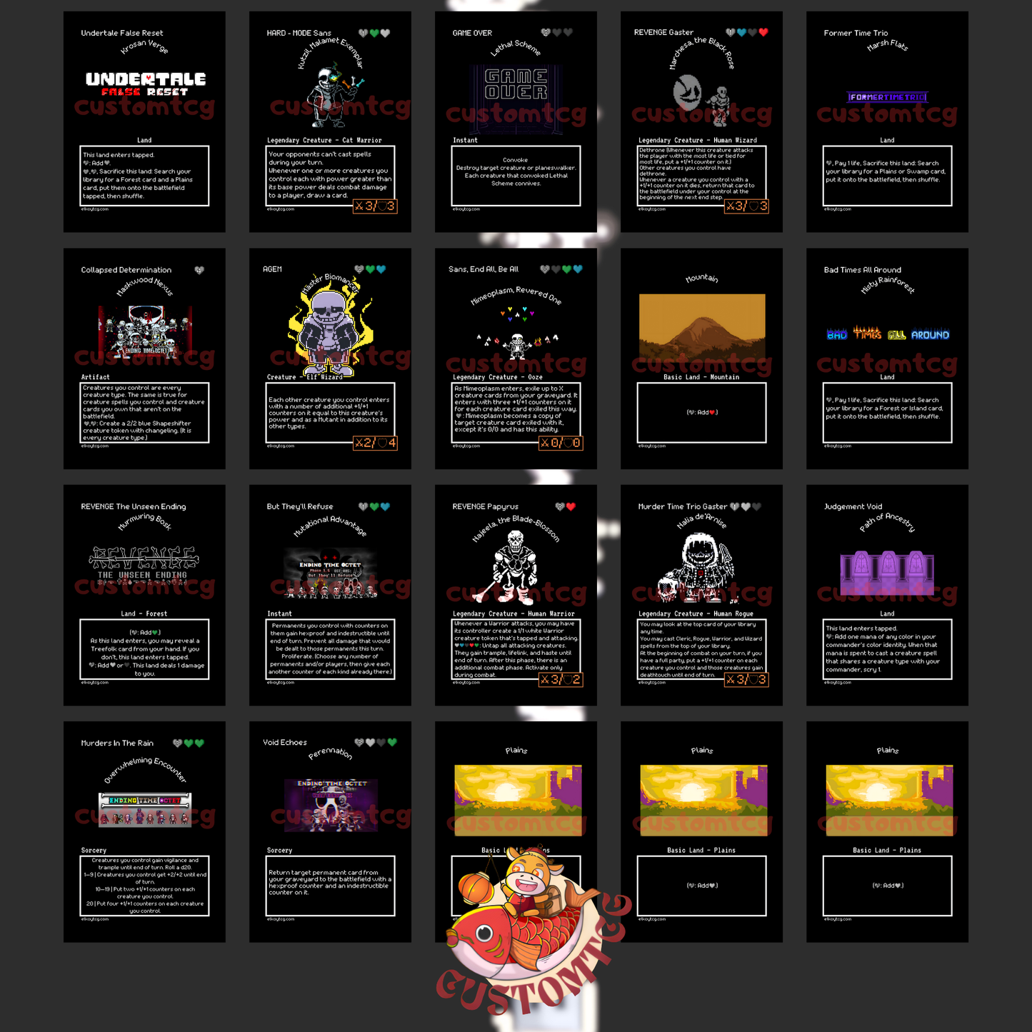 UNDERTALE Custom Deck