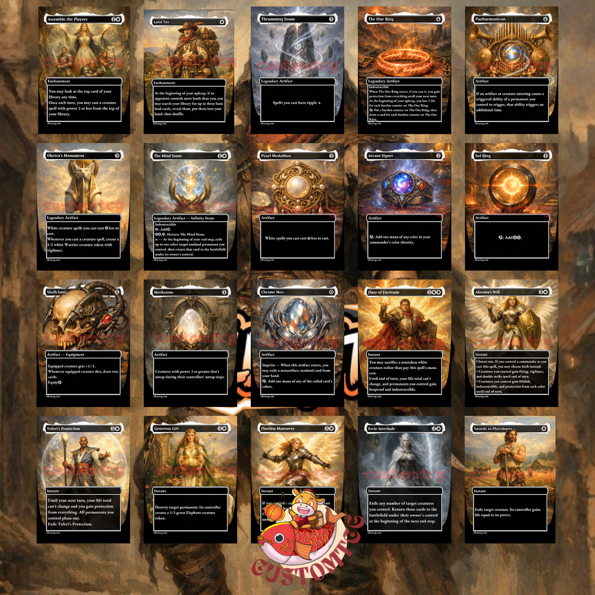 Delney, Streetwise Lookout — Mono-White Go-Wide Token Custom Deck