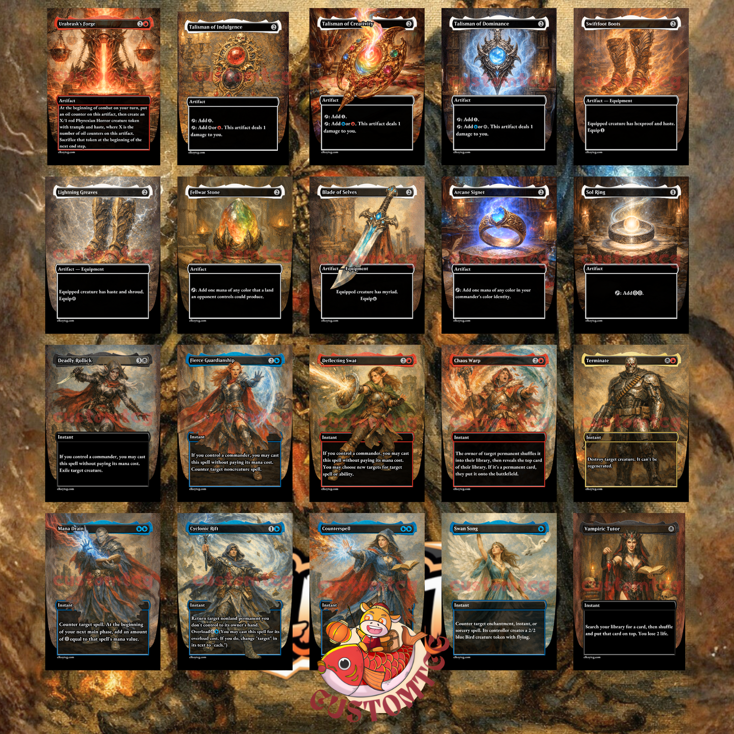 Goro-Goro and Satoru Custom Deck