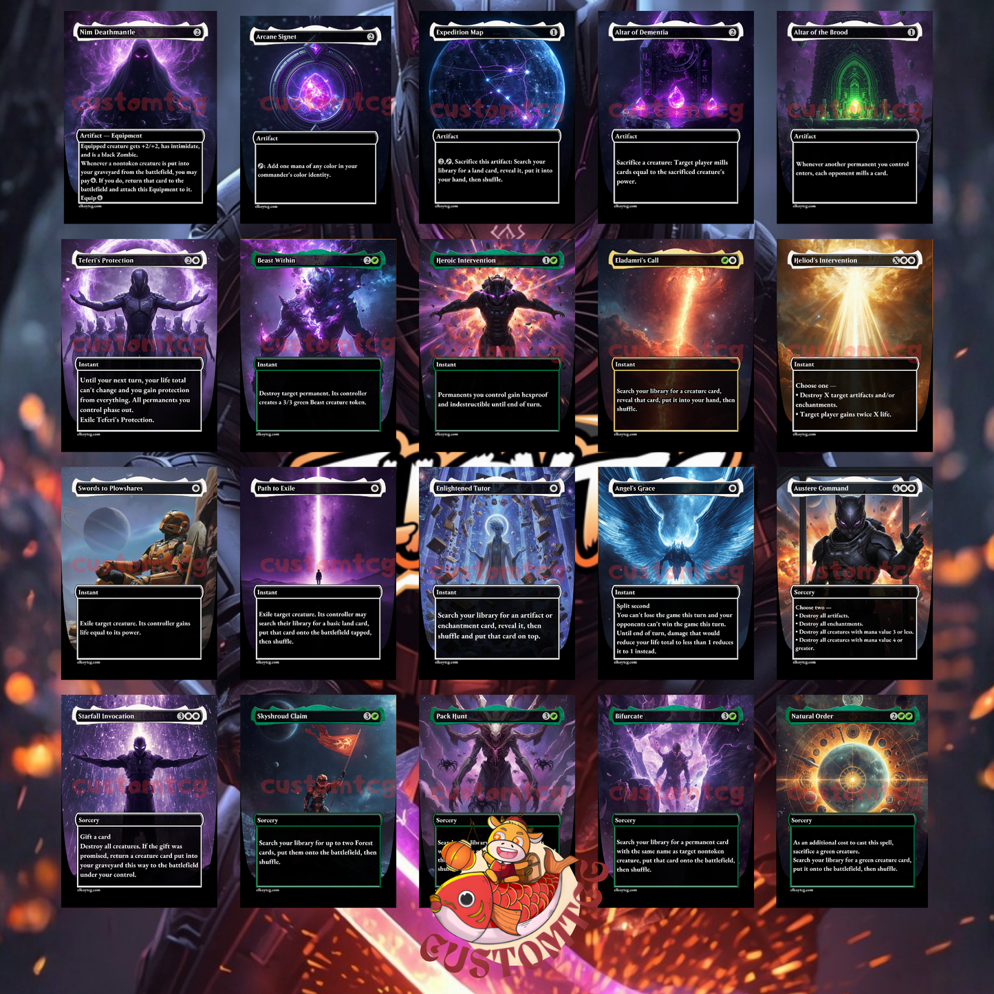 Nazahn, Revered Bladesmith Custom Deck