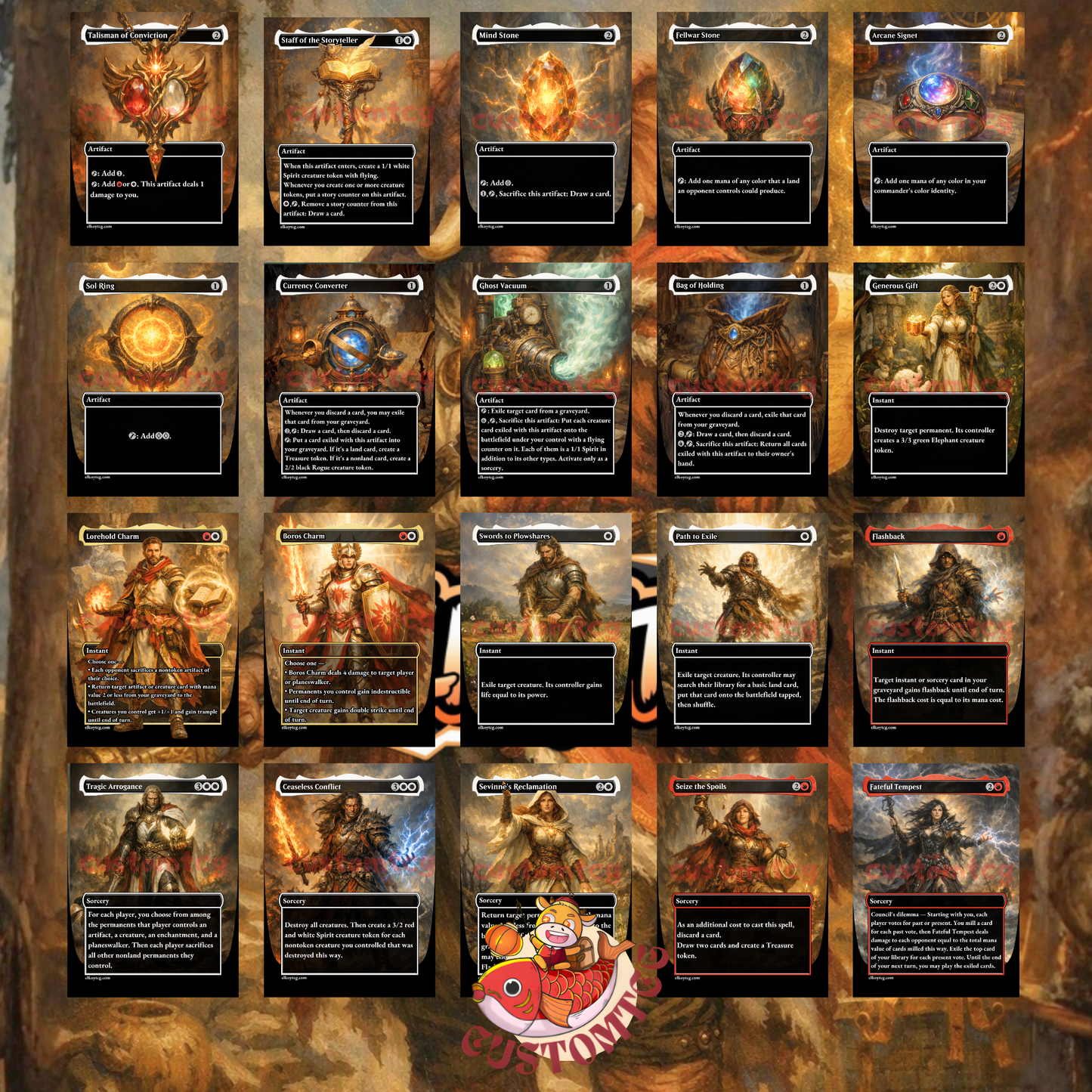 Quintorius, History Chaser Custom Deck