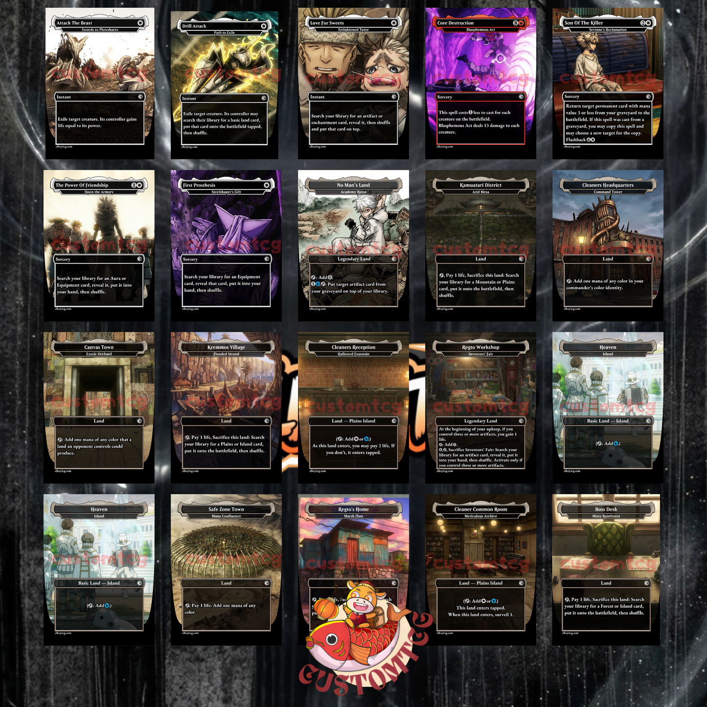 Gachiakuta Custom Deck