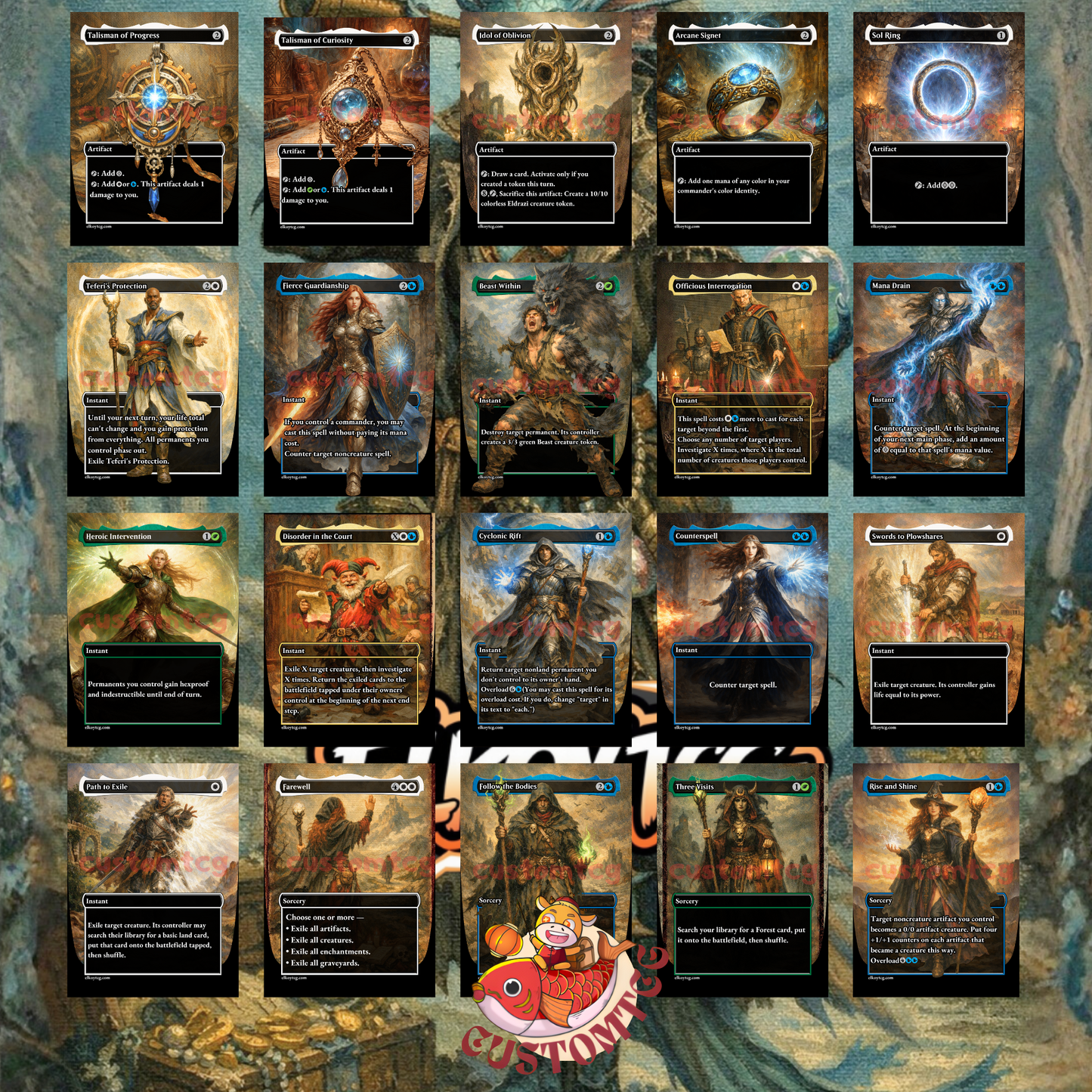 Morska, Undersea Sleuth Custom Deck