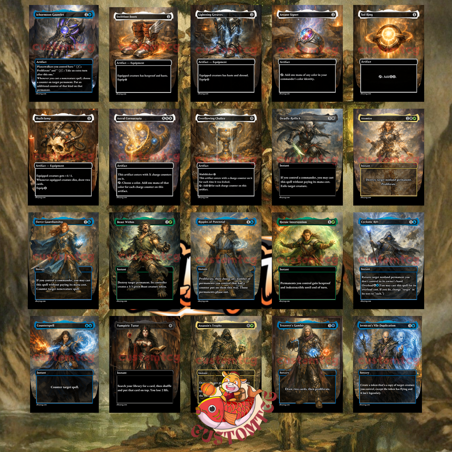 Xavier Sal, Infested Captain Custom Deck