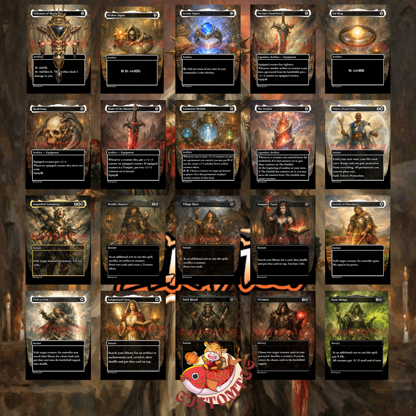 Elenda, the Dusk Rose Custom Deck (Orzhov Aristocrats)
