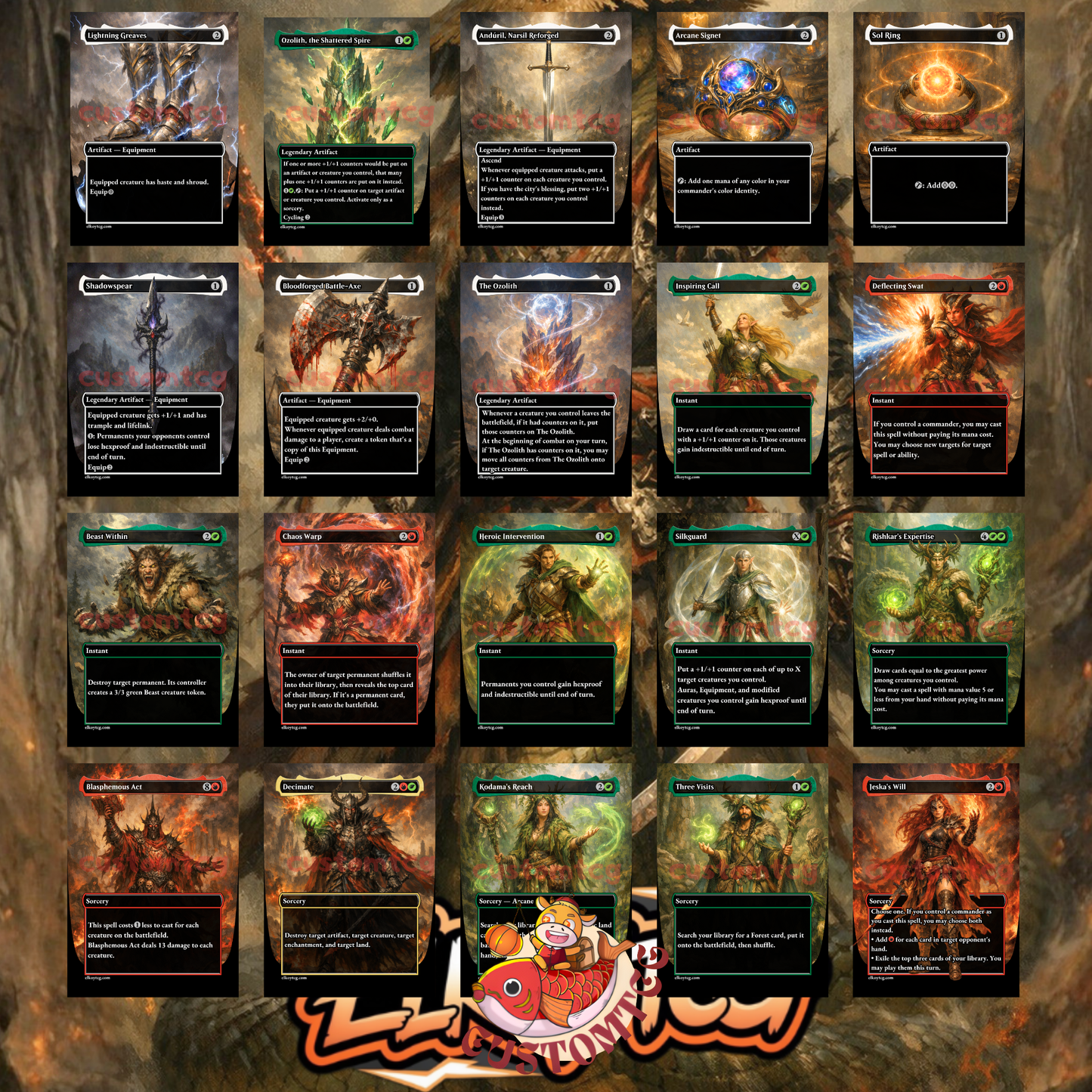 Chishiro, the Shattered Blade Custom Deck