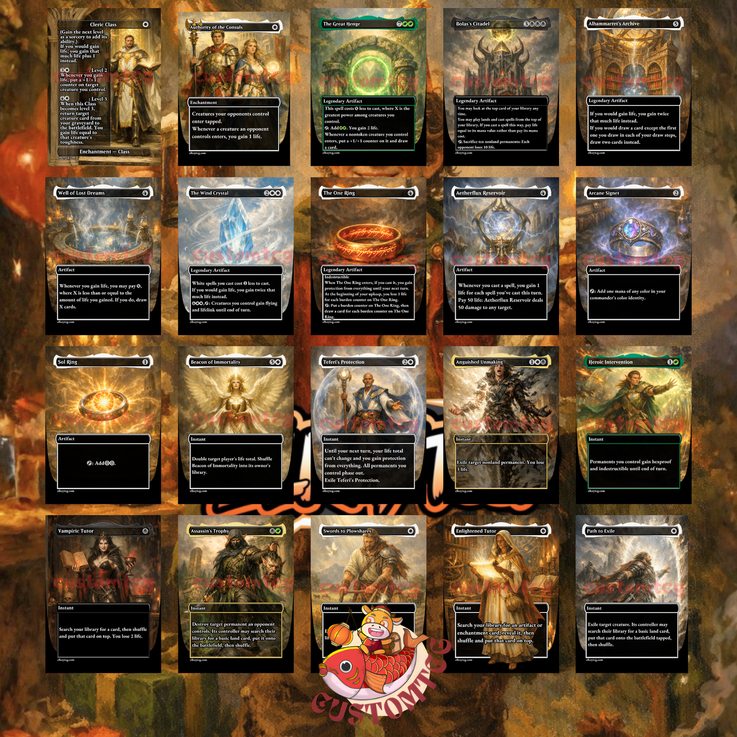 Bilbo, Birthday Celebrant custom deck