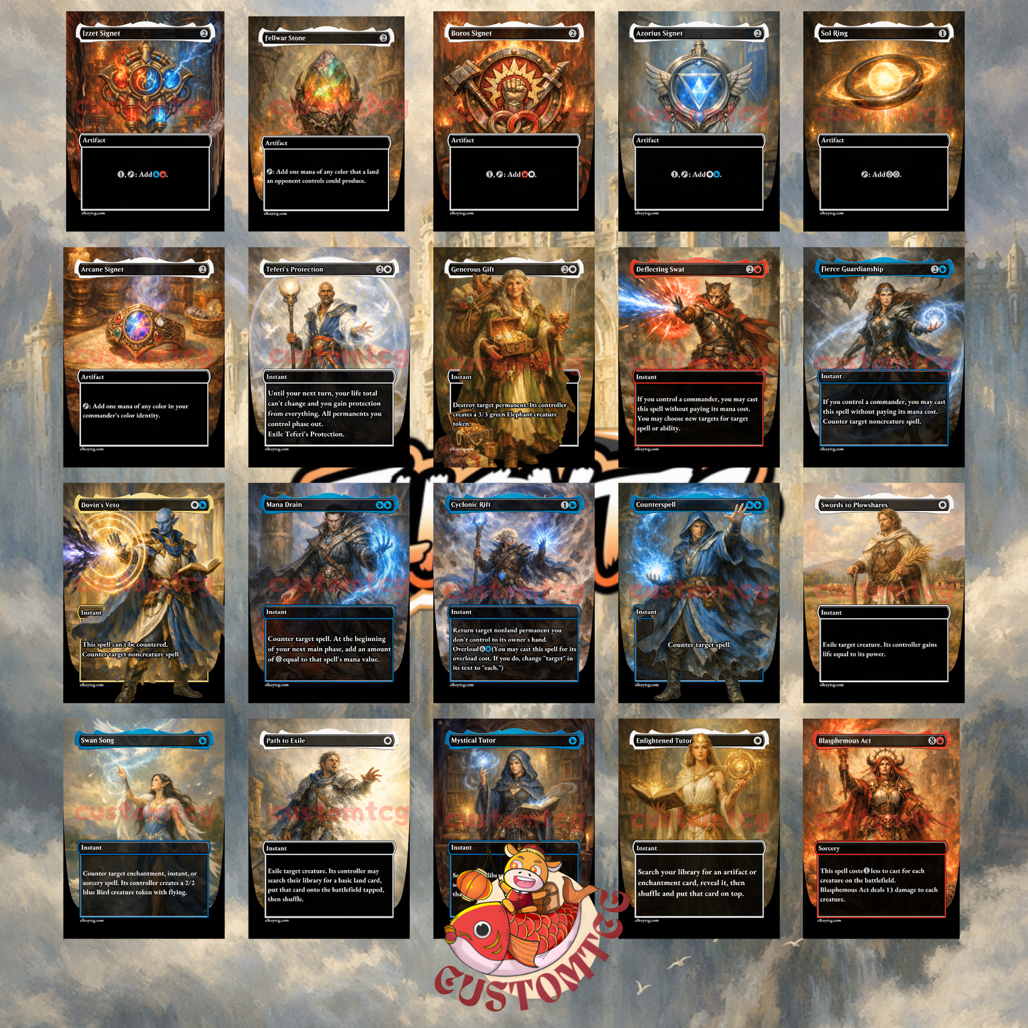 Pramikon, Sky Rampart custom deck