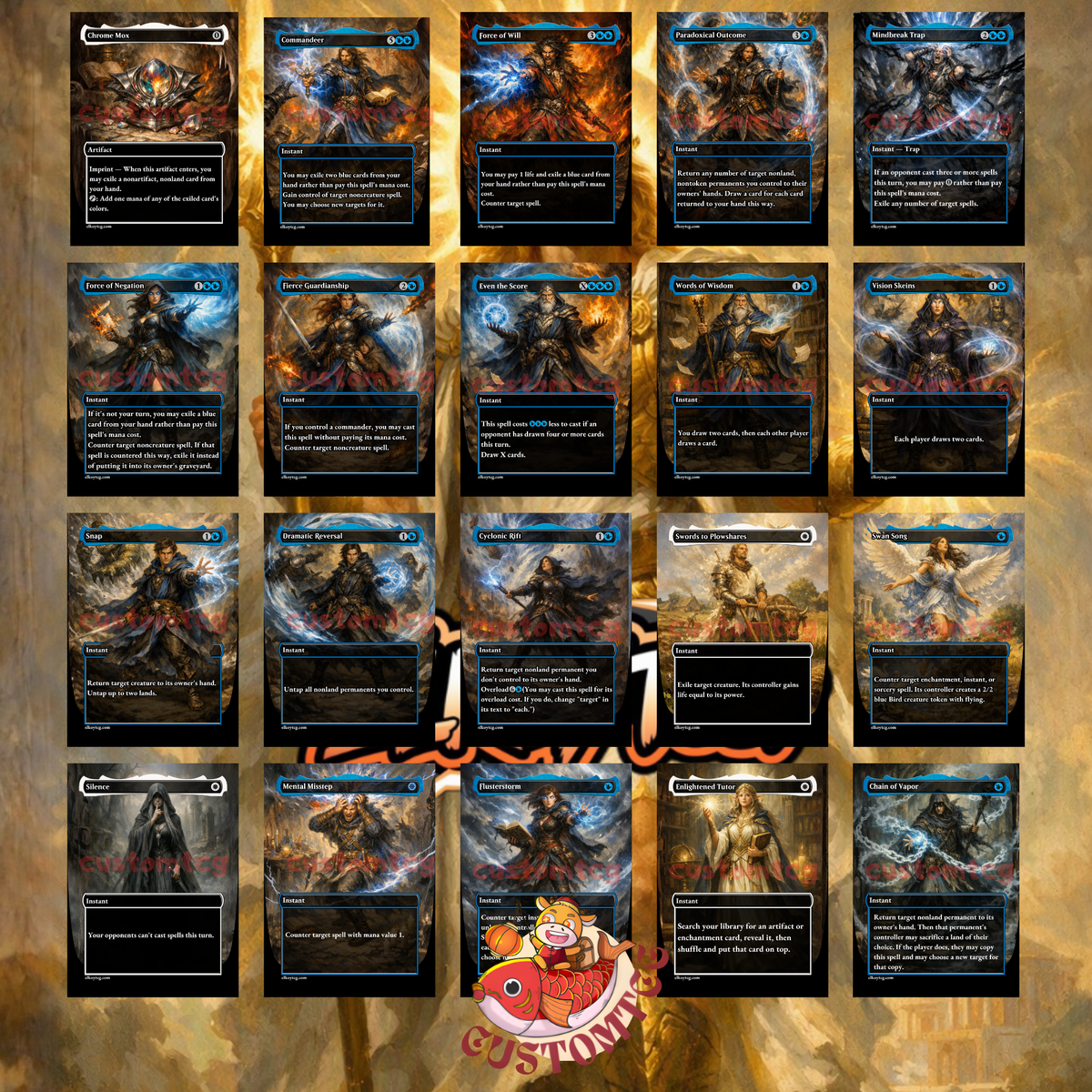 HELIOD, THE RADIANT DAWN — Azorius High-Power Control Custom Deck