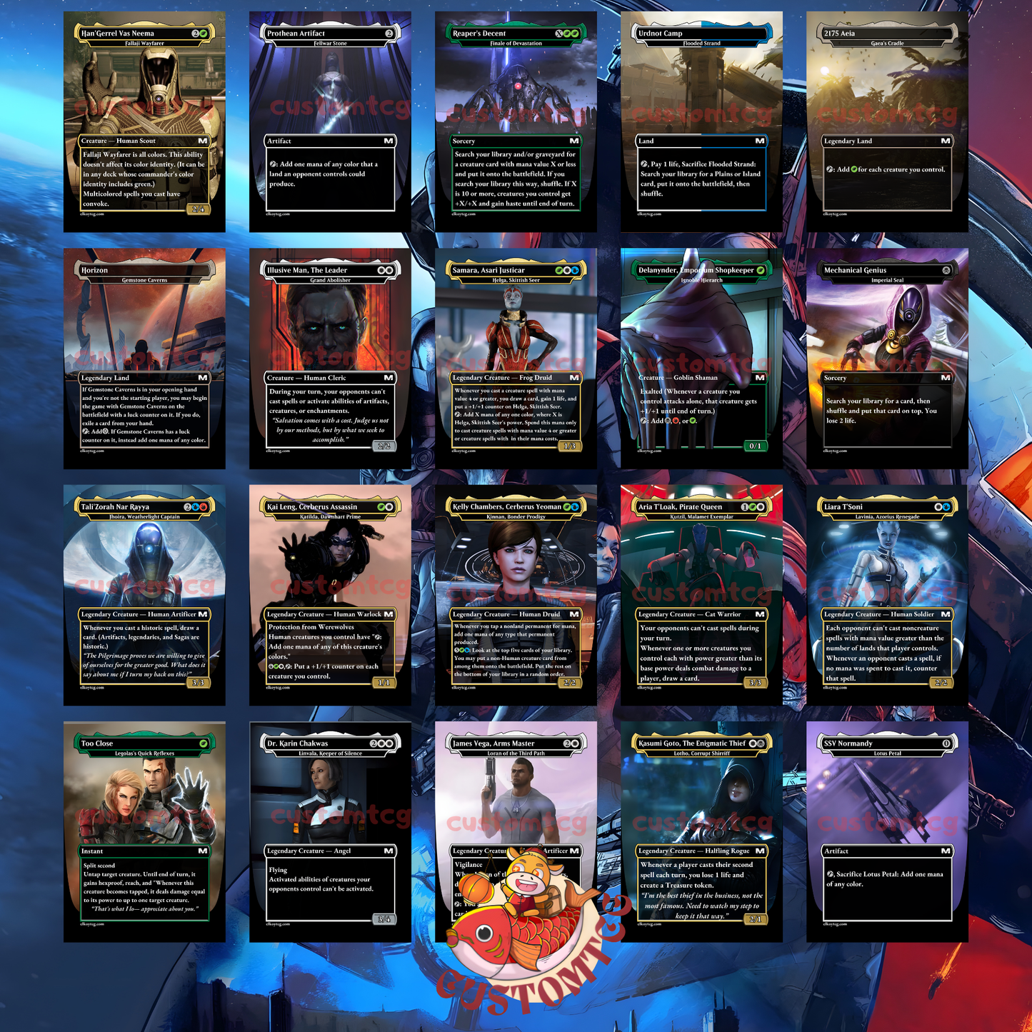 Mass Effect Custom Deck