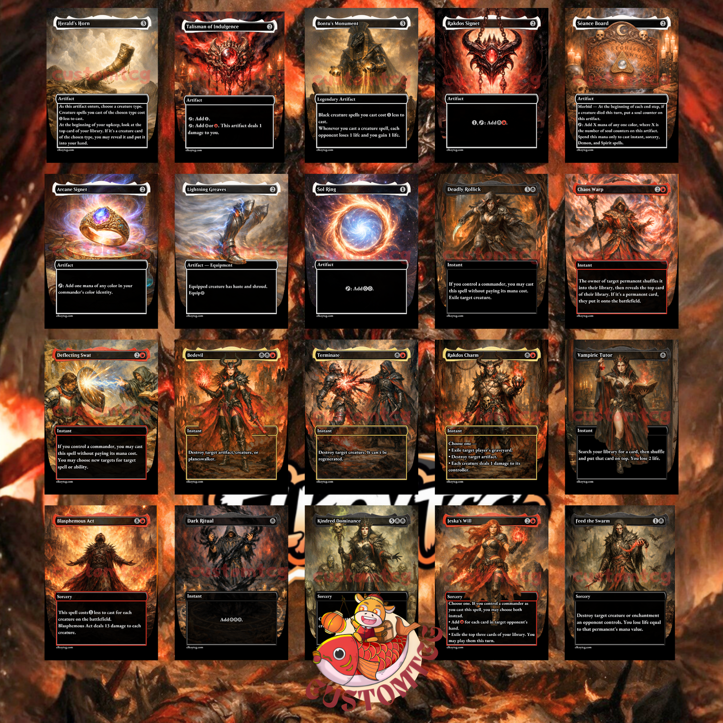 Rakdos, Lord of Riots Custom Deck