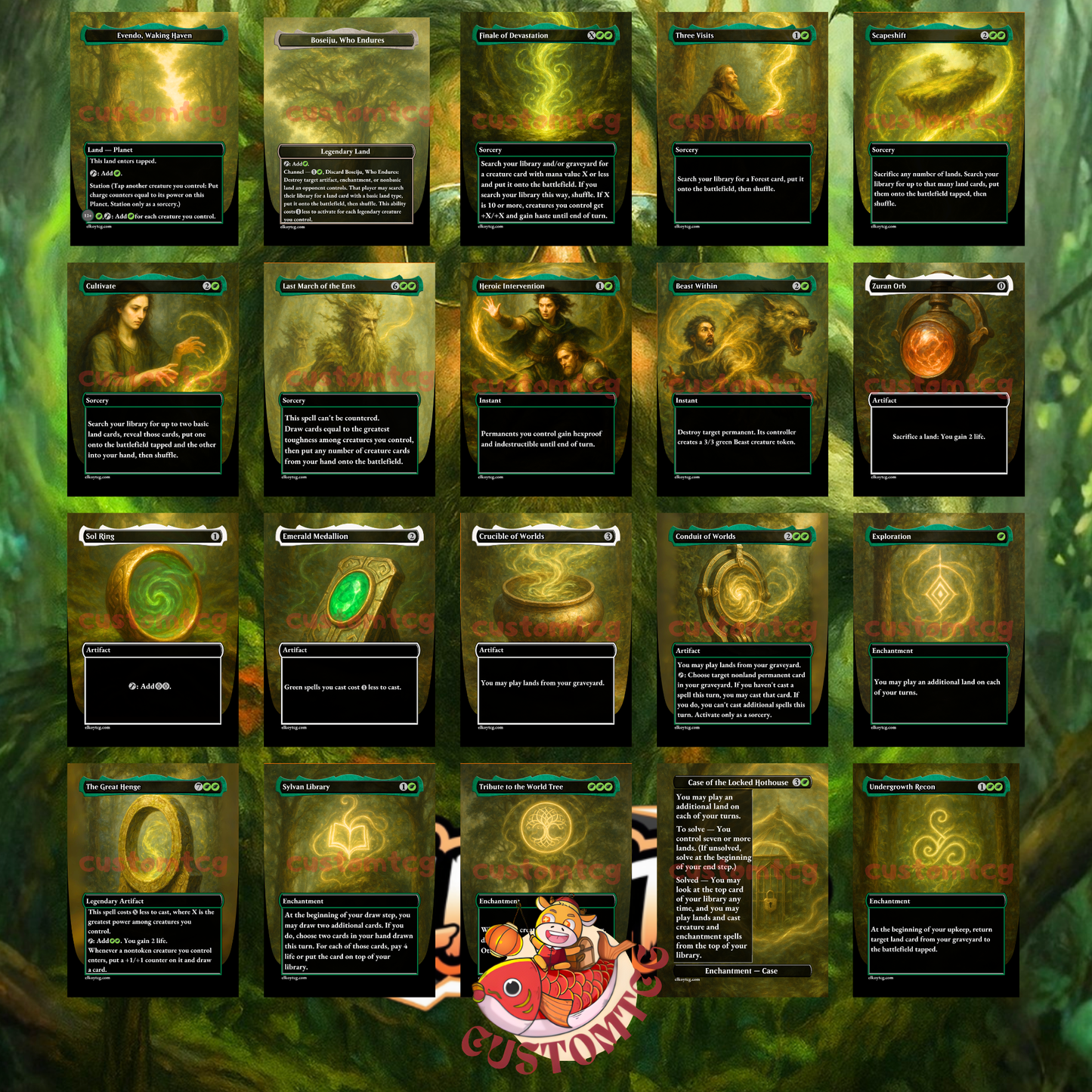 Greensleeves, Maro-Sorcerer Custom  Deck