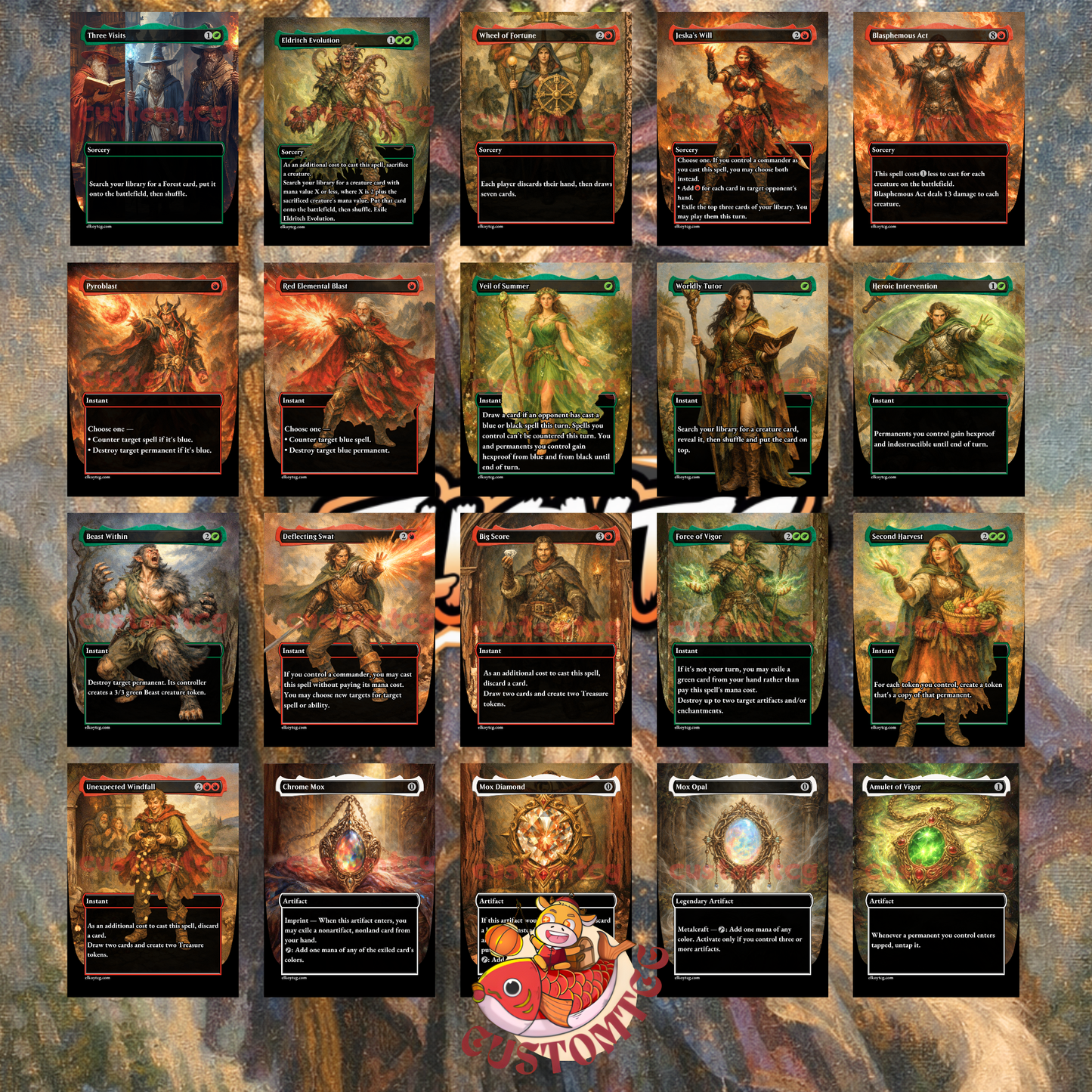 Roxanne, Starfall Savant — Custom Deck (100 Cards + Tokens)