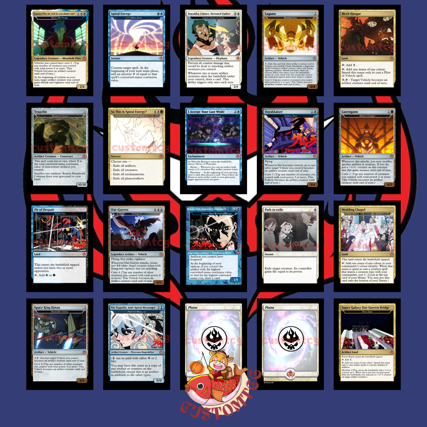 Gurren Lagann Custom Deck