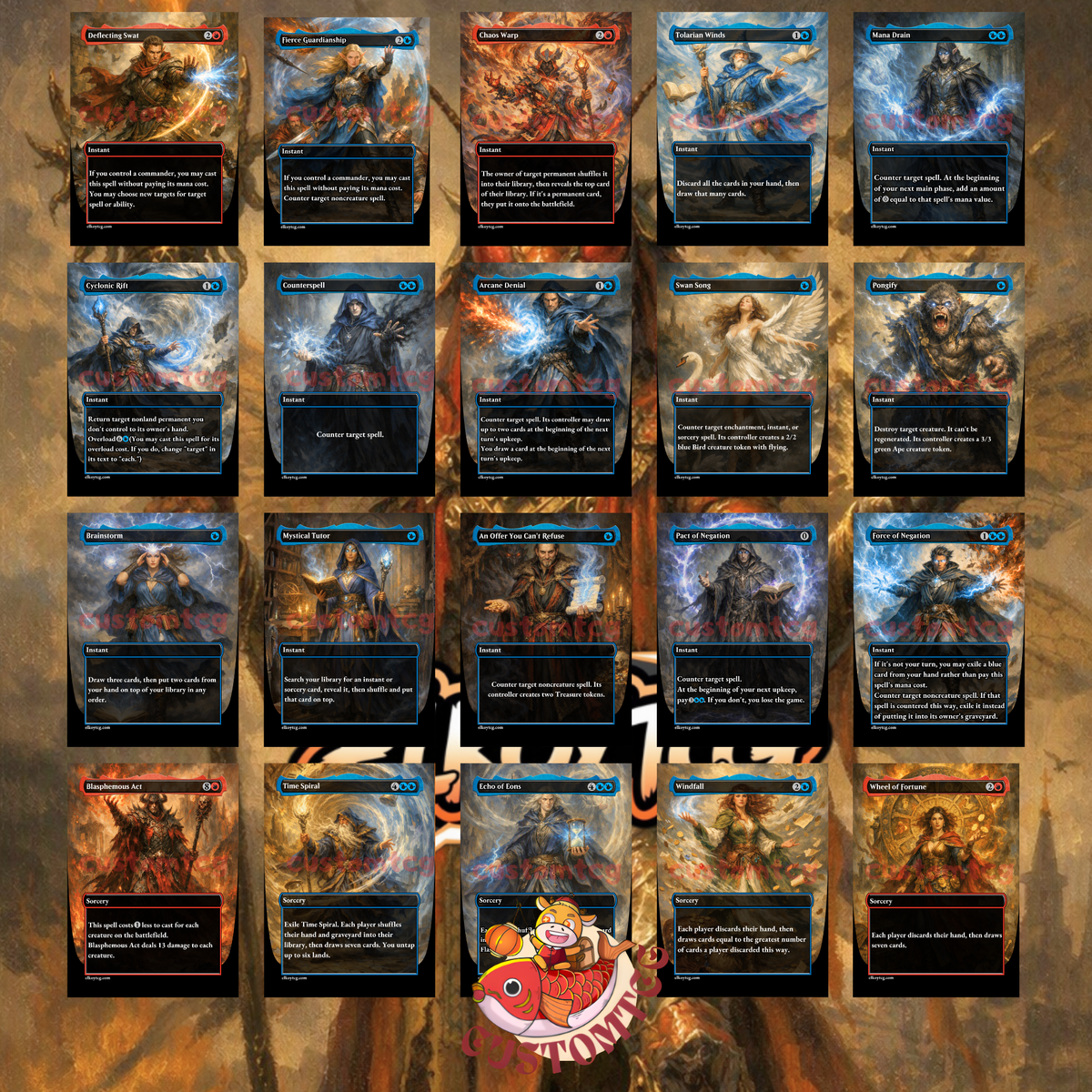 The Locust God V2 Custom Deck