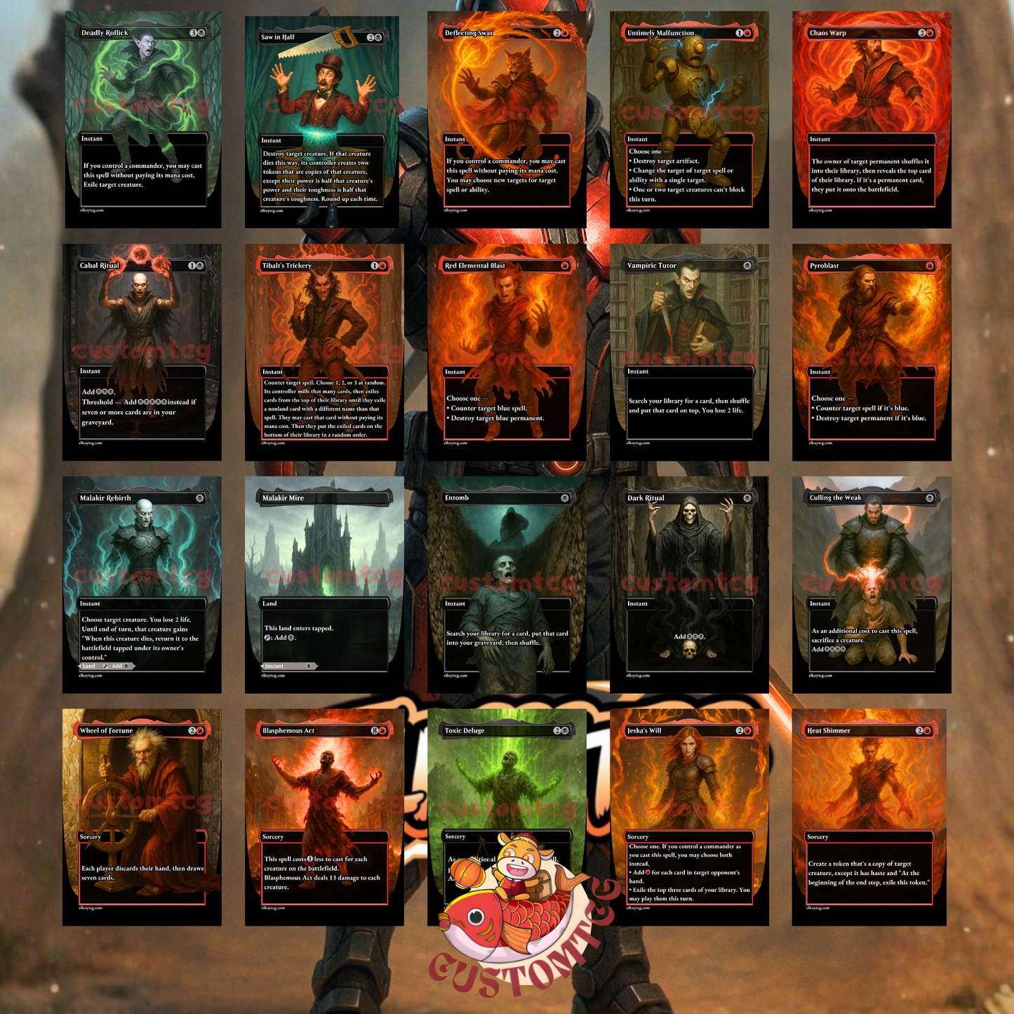 Deadpool, Trading Card – Custom Deck