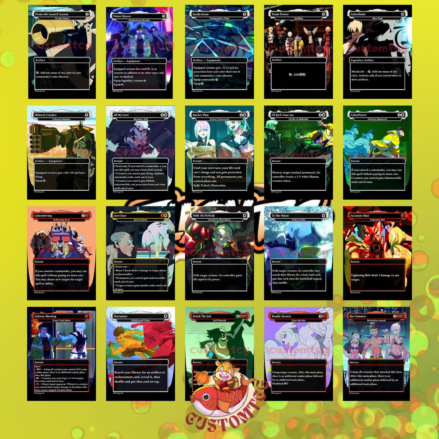 Edgerunners Custom Deck