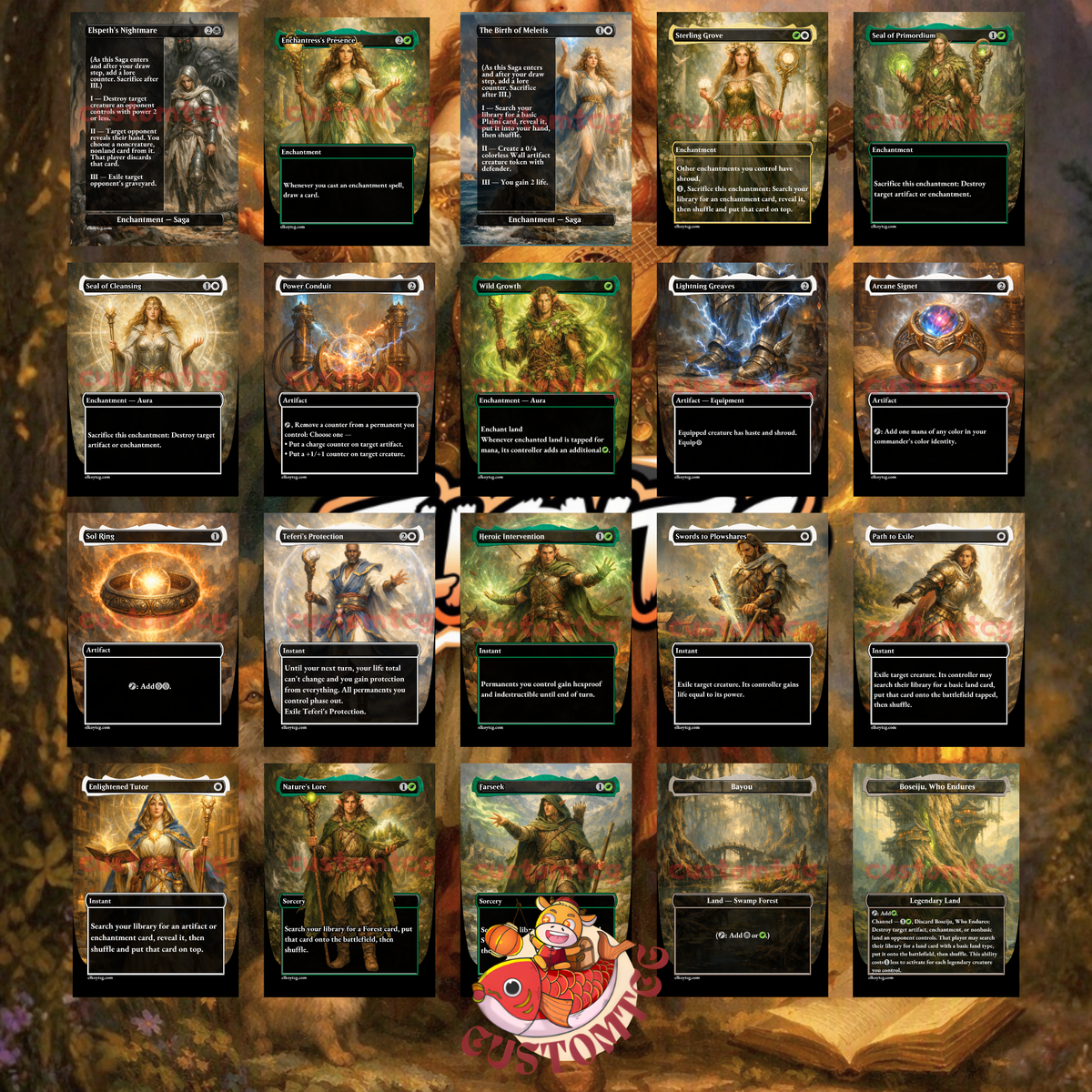 Narci, Fable Singer Custom Deck