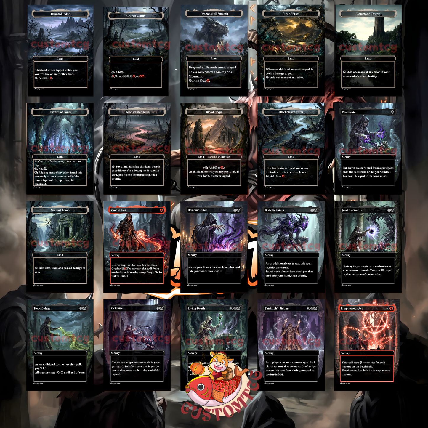 Rakdos, Patron of Chaos — Demon Tribal Custom Deck