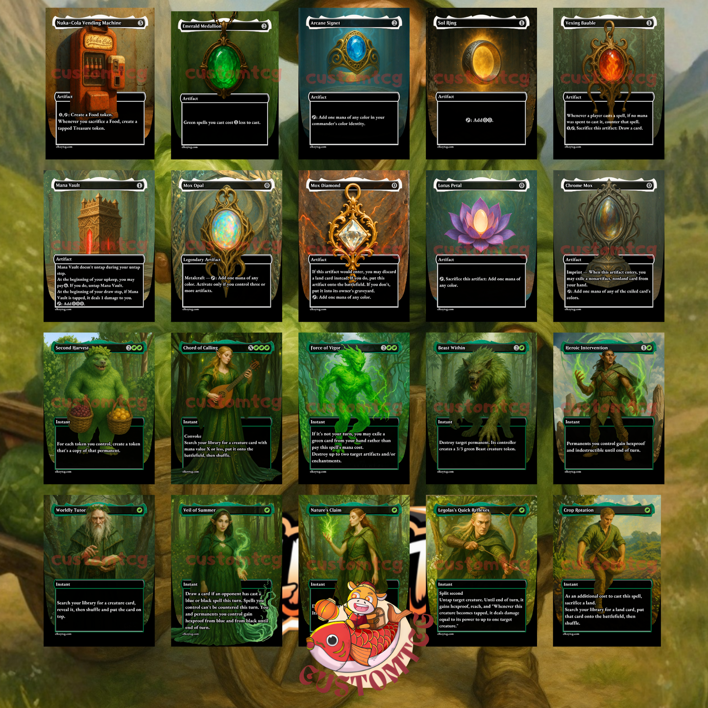 The Cabbage Merchant Custom Deck