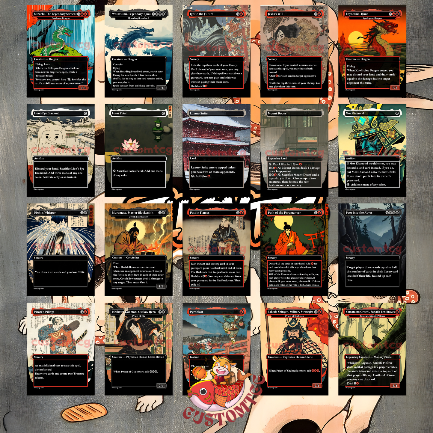 Feudal Japan  Custom Deck