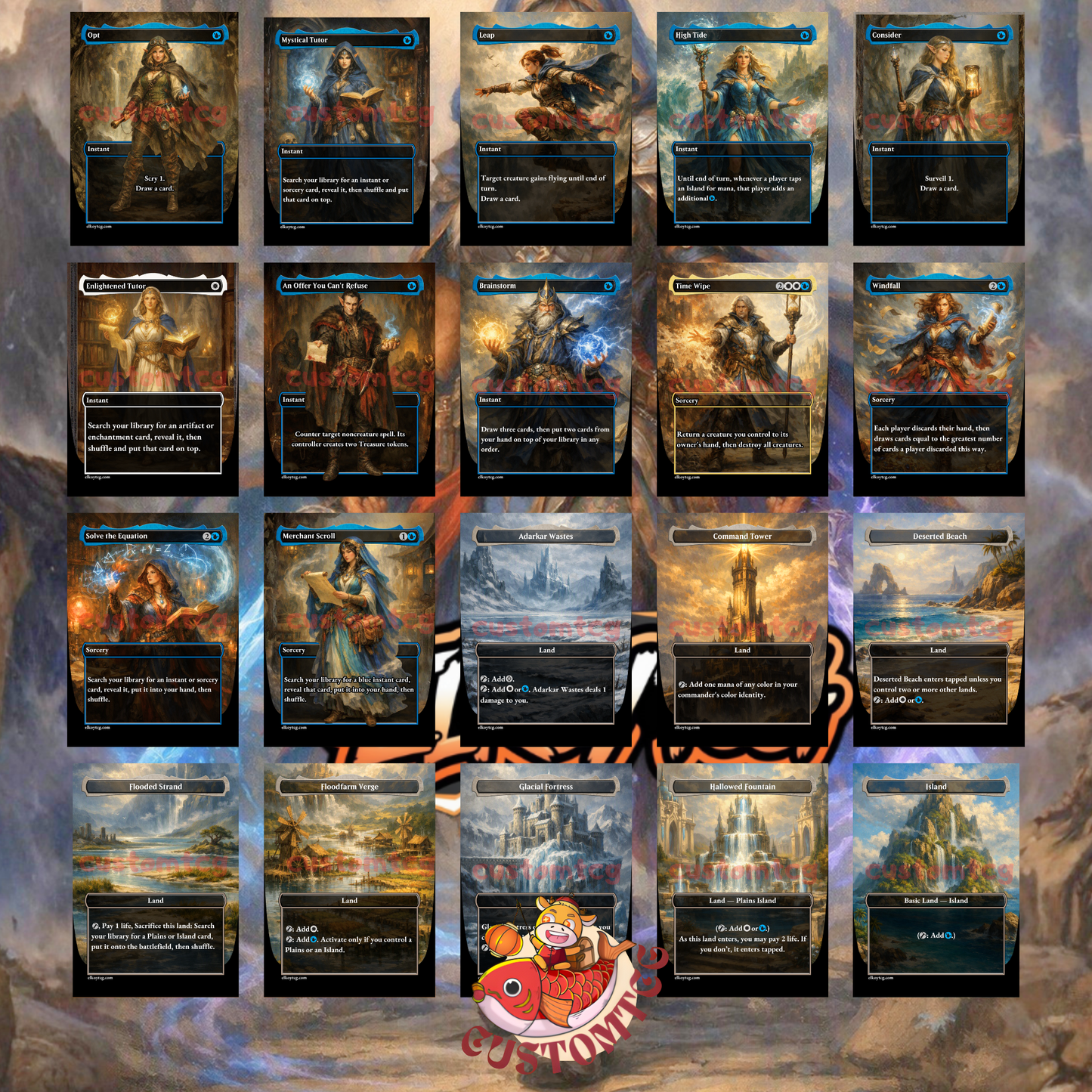 Zethi, Arcane Blademaster Custom Deck