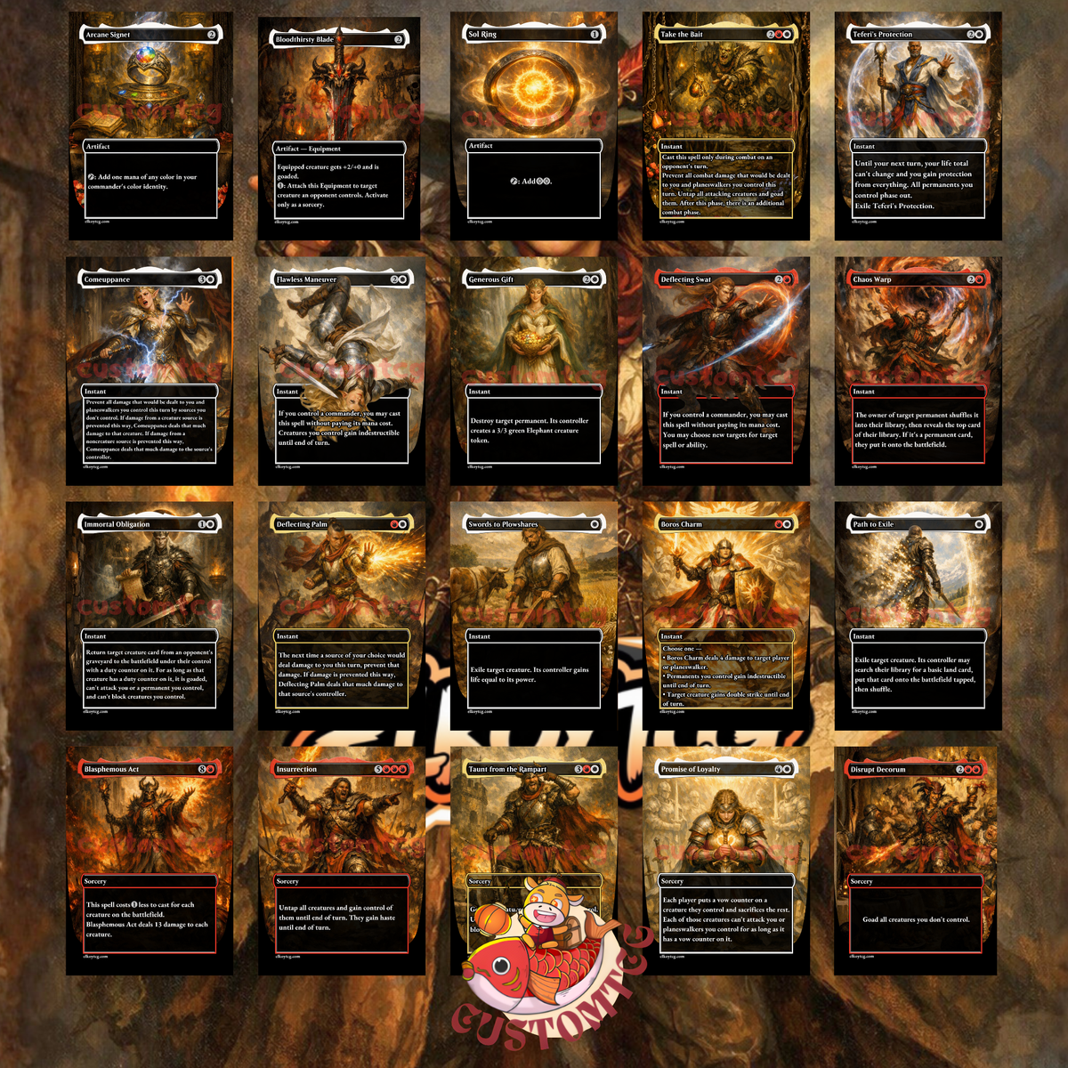 NELLY BORCA, IMPULSIVE ACCUSER — Boros Goad & Chaos Custom Deck