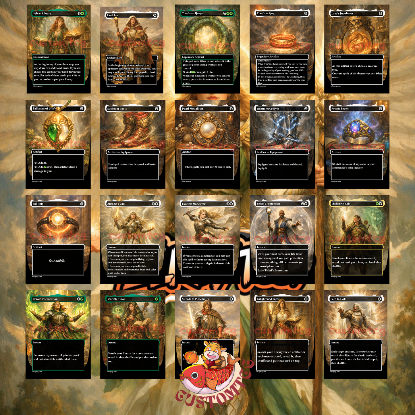 Sigarda, Font of Blessings Custom Deck
