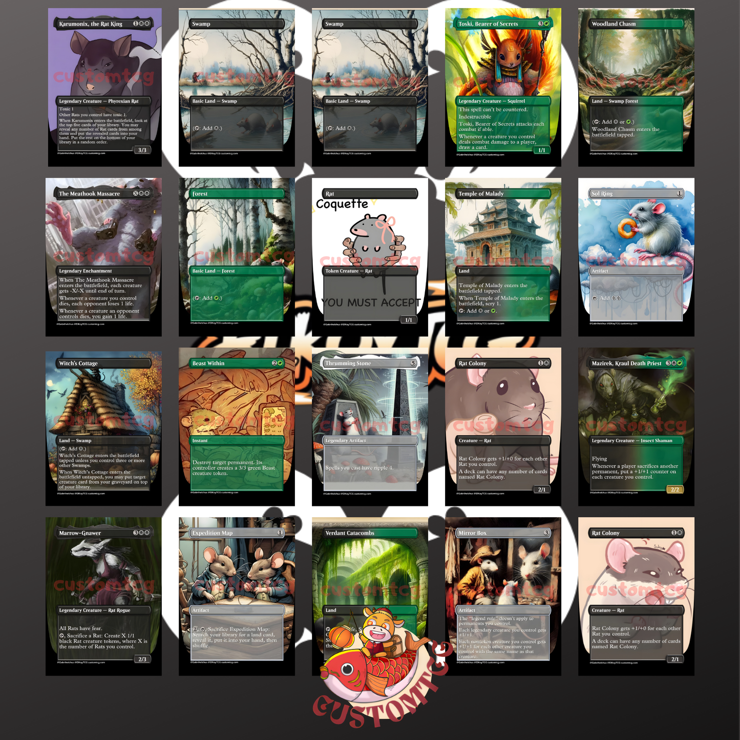 Gyome Custom Rats Deck