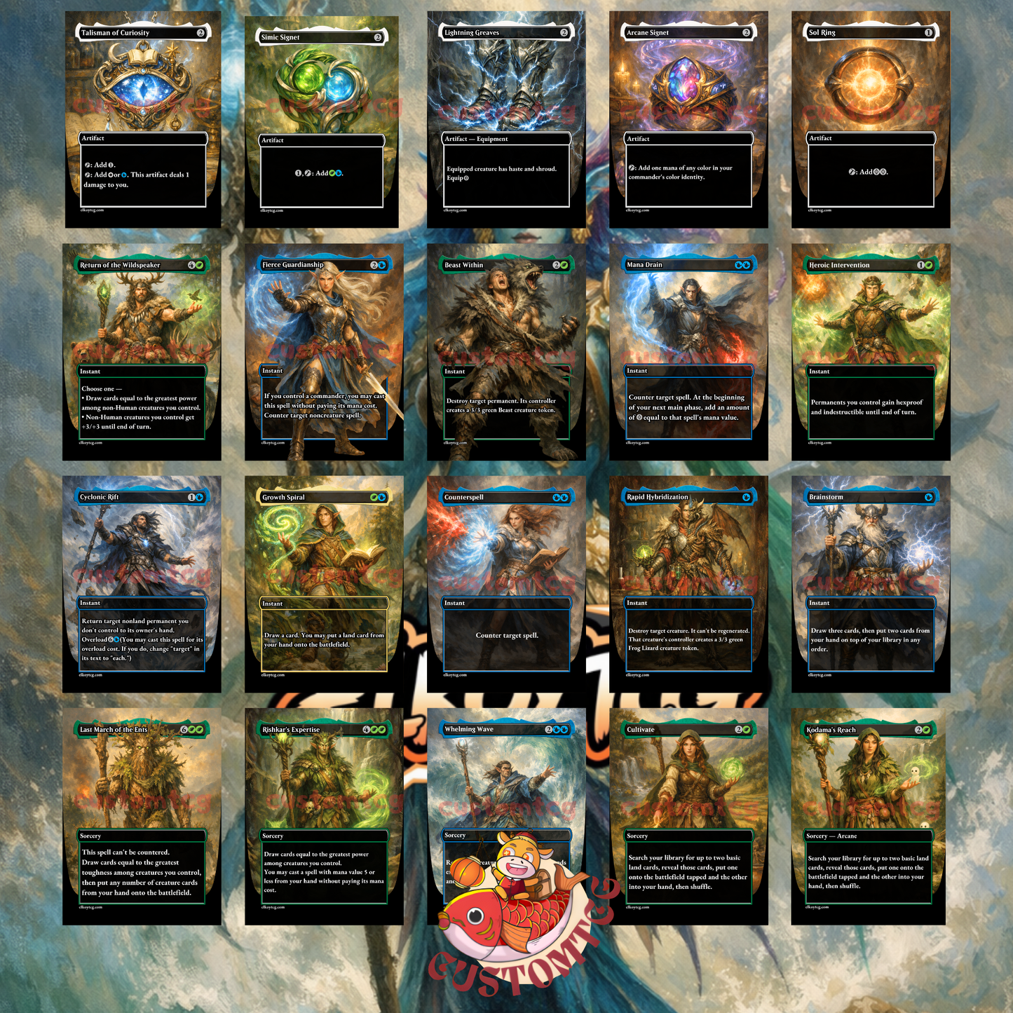 Kiora, Sovereign of the Deep Custom Deck