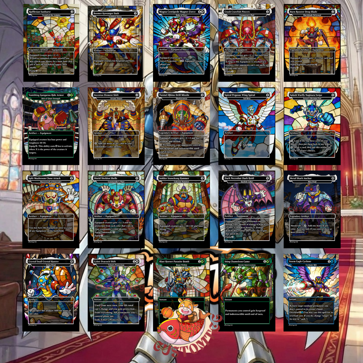 Mega Man X Custom Commander Deck