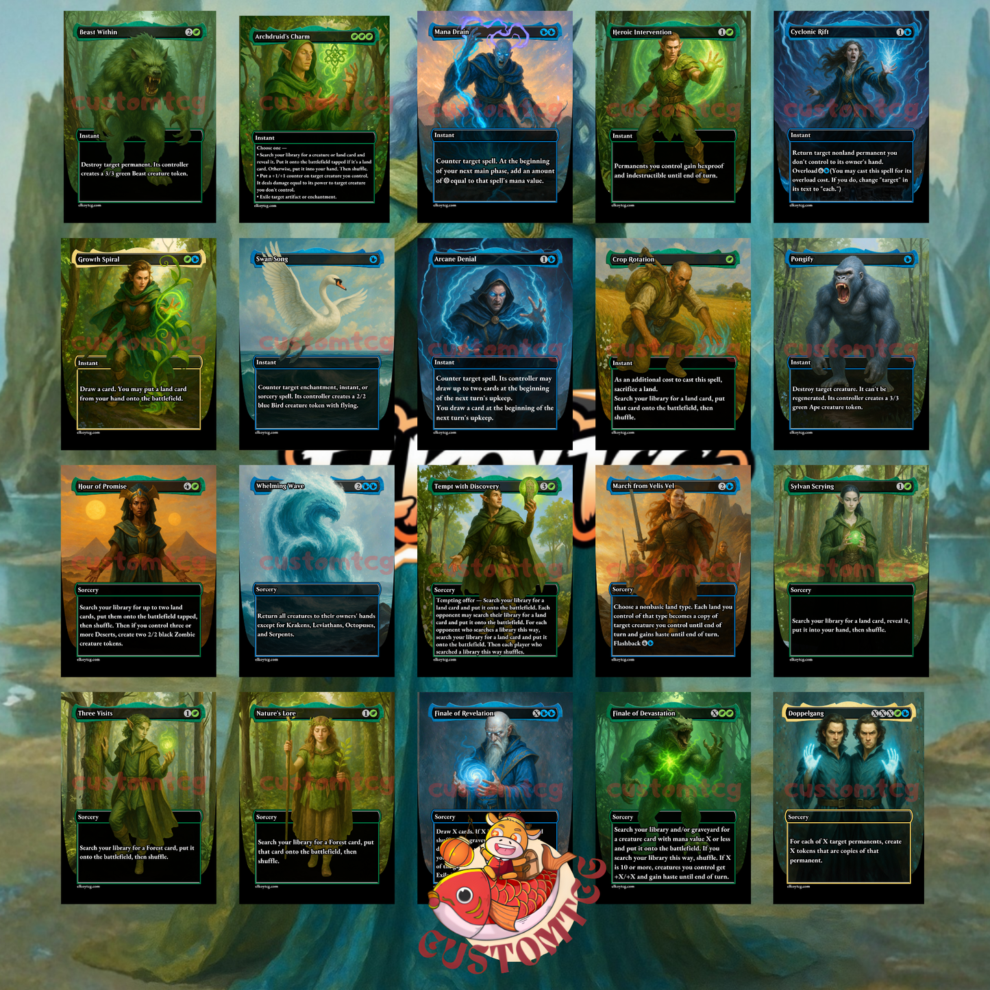 Omo, Queen of Vesuva – Custom Deck