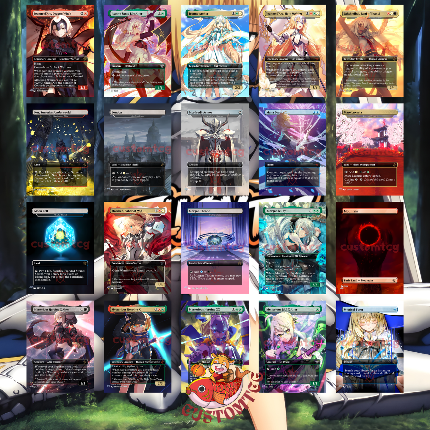 Saber Fate V3 Deck