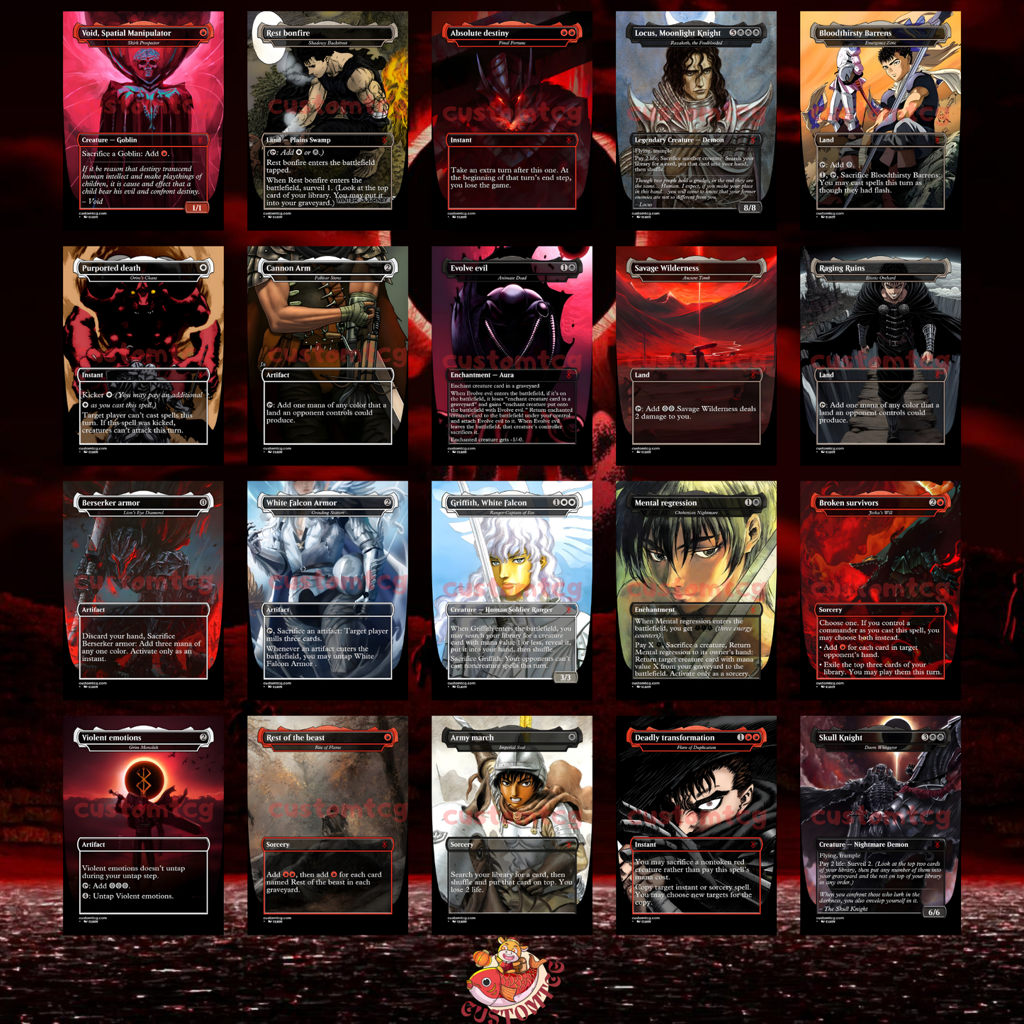 BERSERK V1 Commander Deck