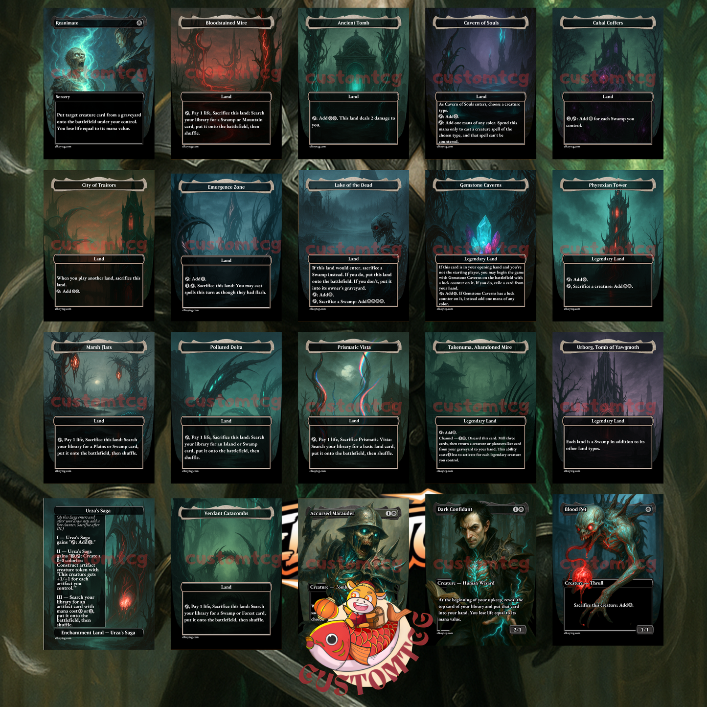 Sephiroth, Fabled SOLDIER // One-Winged Angel – Custom Deck