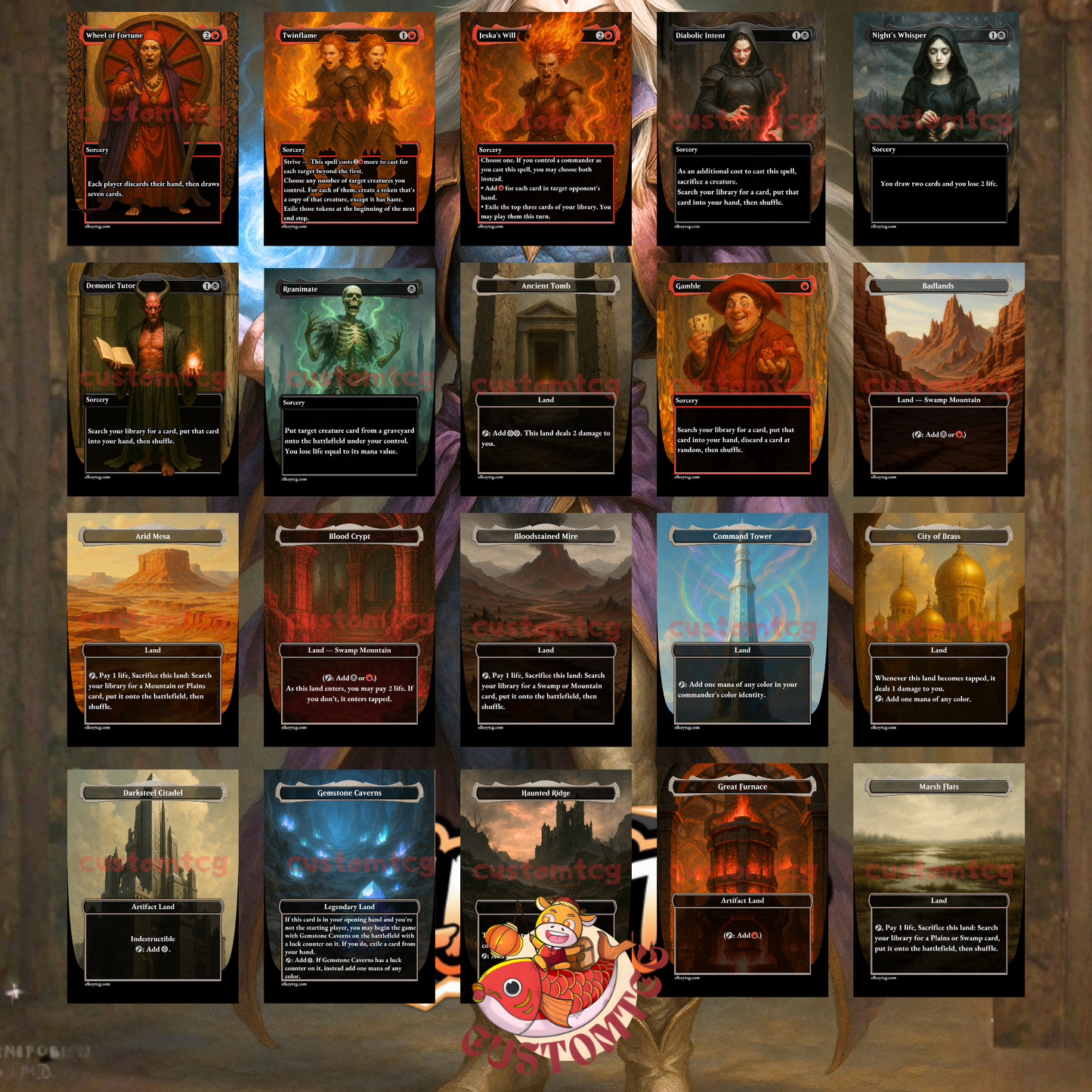 Kuja, Genome Sorcerer – Custom Deck