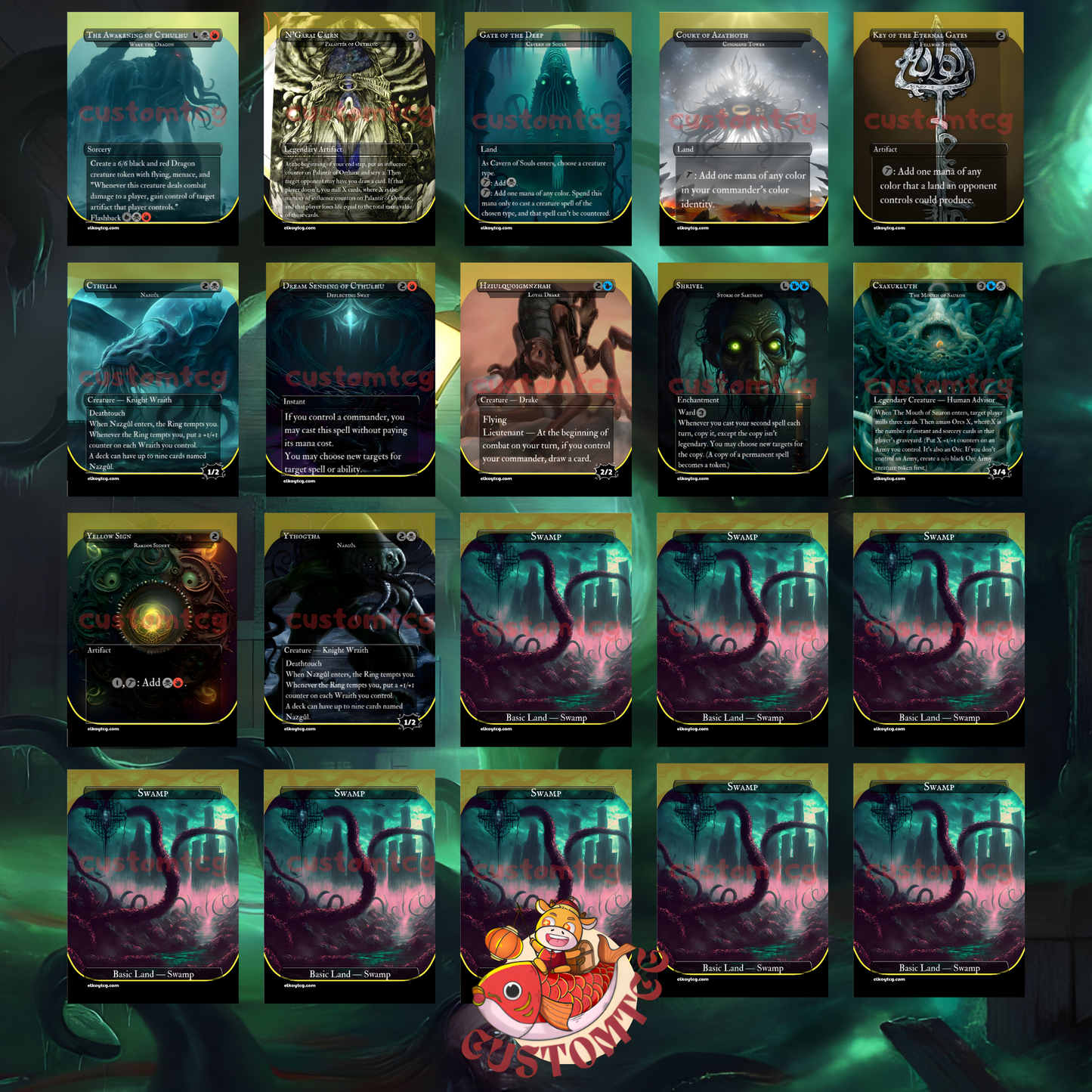 Cthulhu Custom Deck