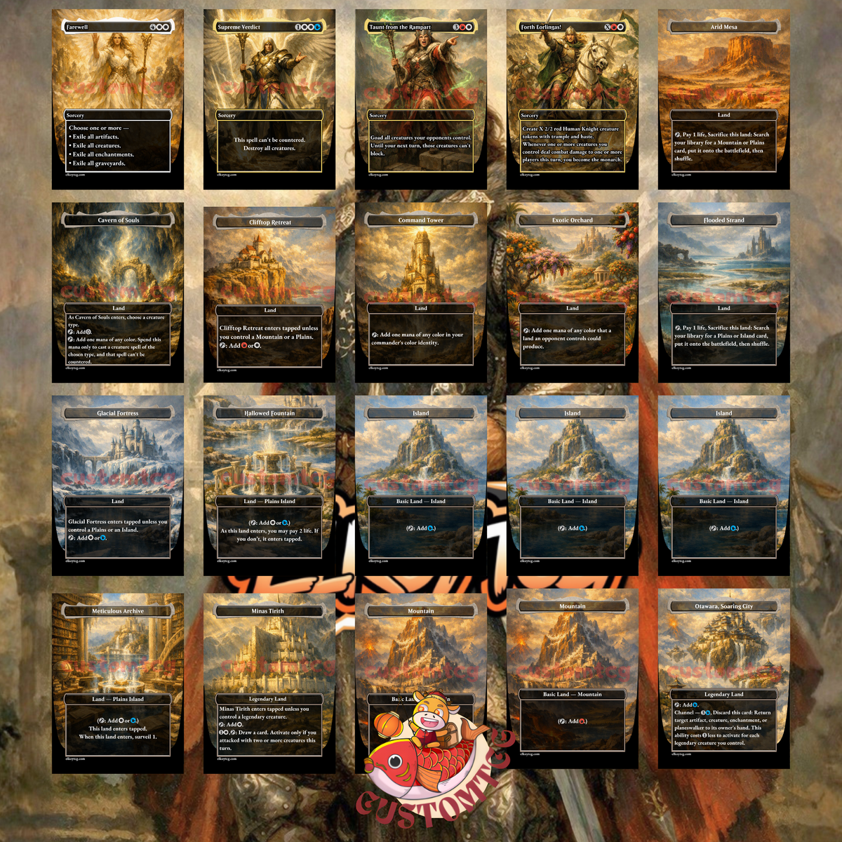 ARAGORN, KING OF GONDOR Custom Deck