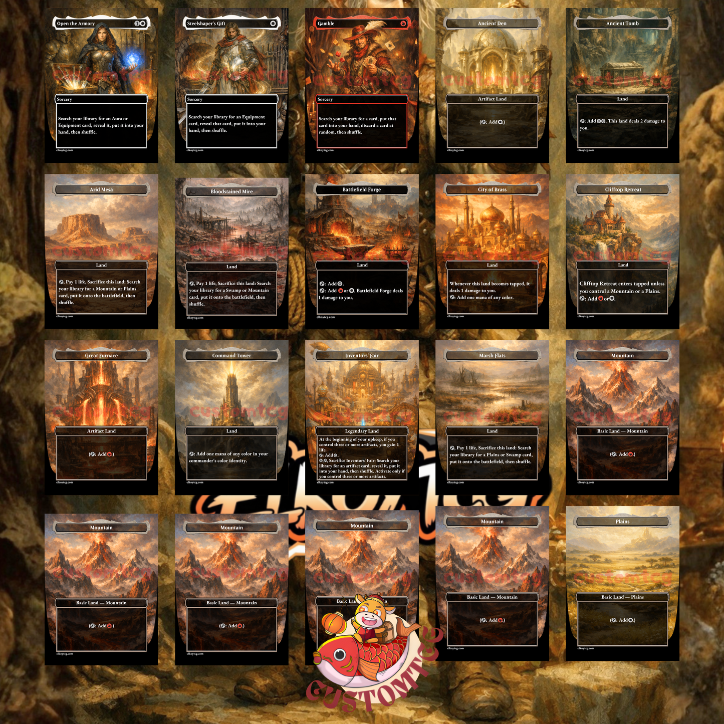 Ardenn, Intrepid Archaeologist & Rograkh, Son of Rohgahh Custom Deck