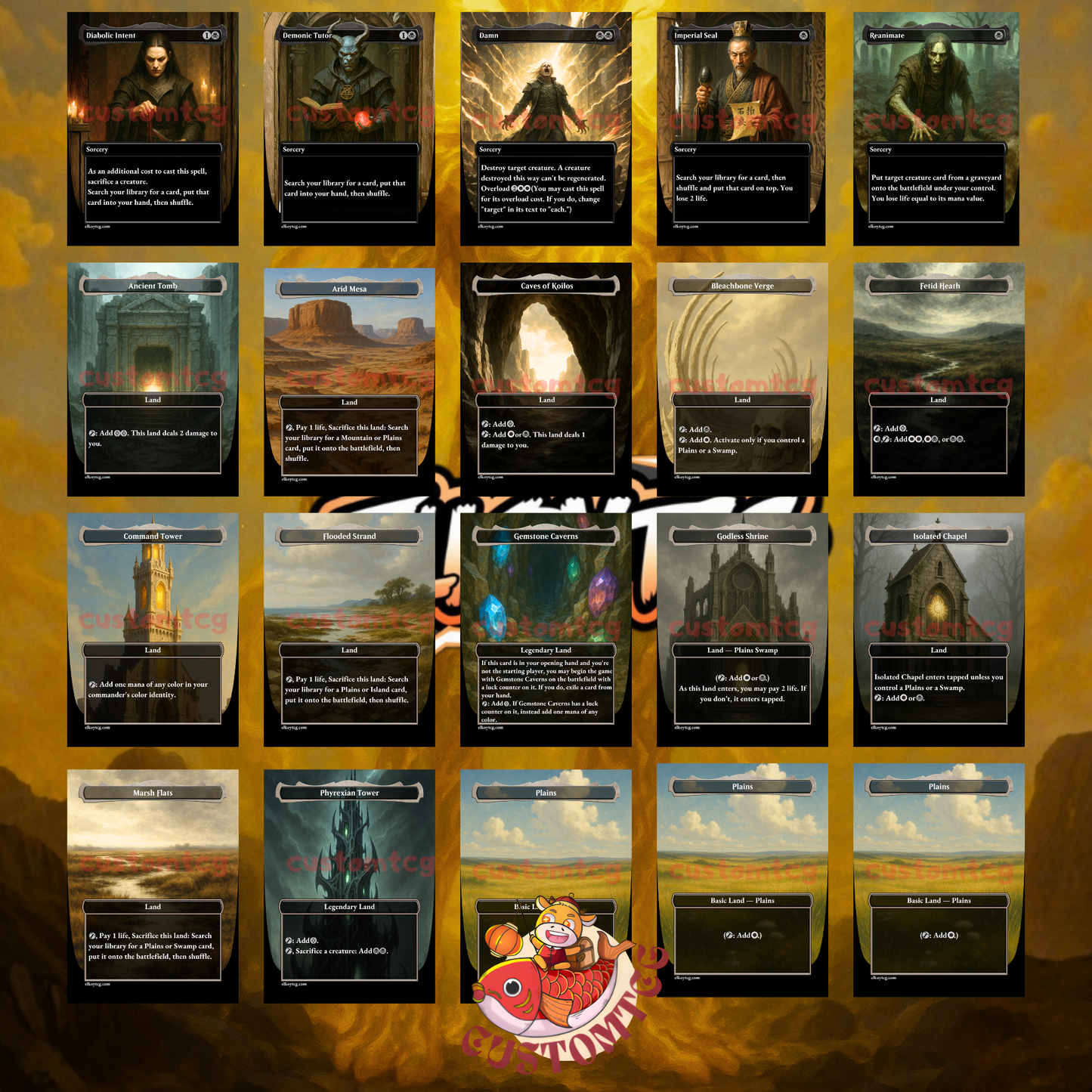 🌓 Eirdu, Carrier of Dawn // Isilu, Carrier of Twilight — Custom Commander Deck