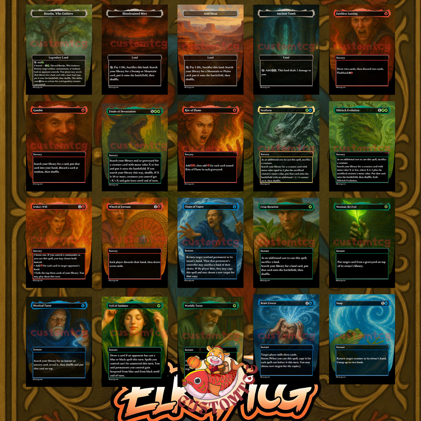 Flubs, the Fool V2.0 Custom Deck