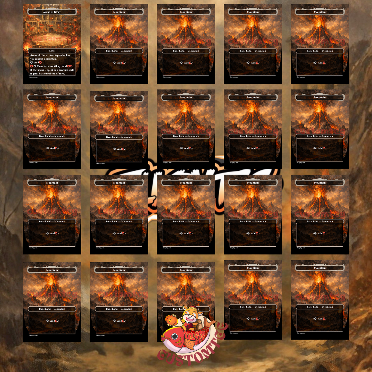Kratos, God of War Custom Deck
