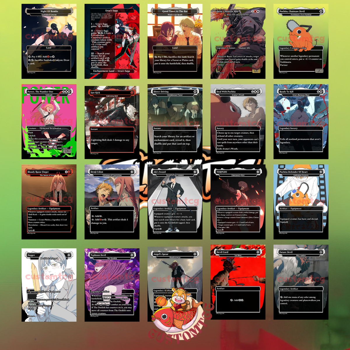 Chainsaw Man Custom Deck