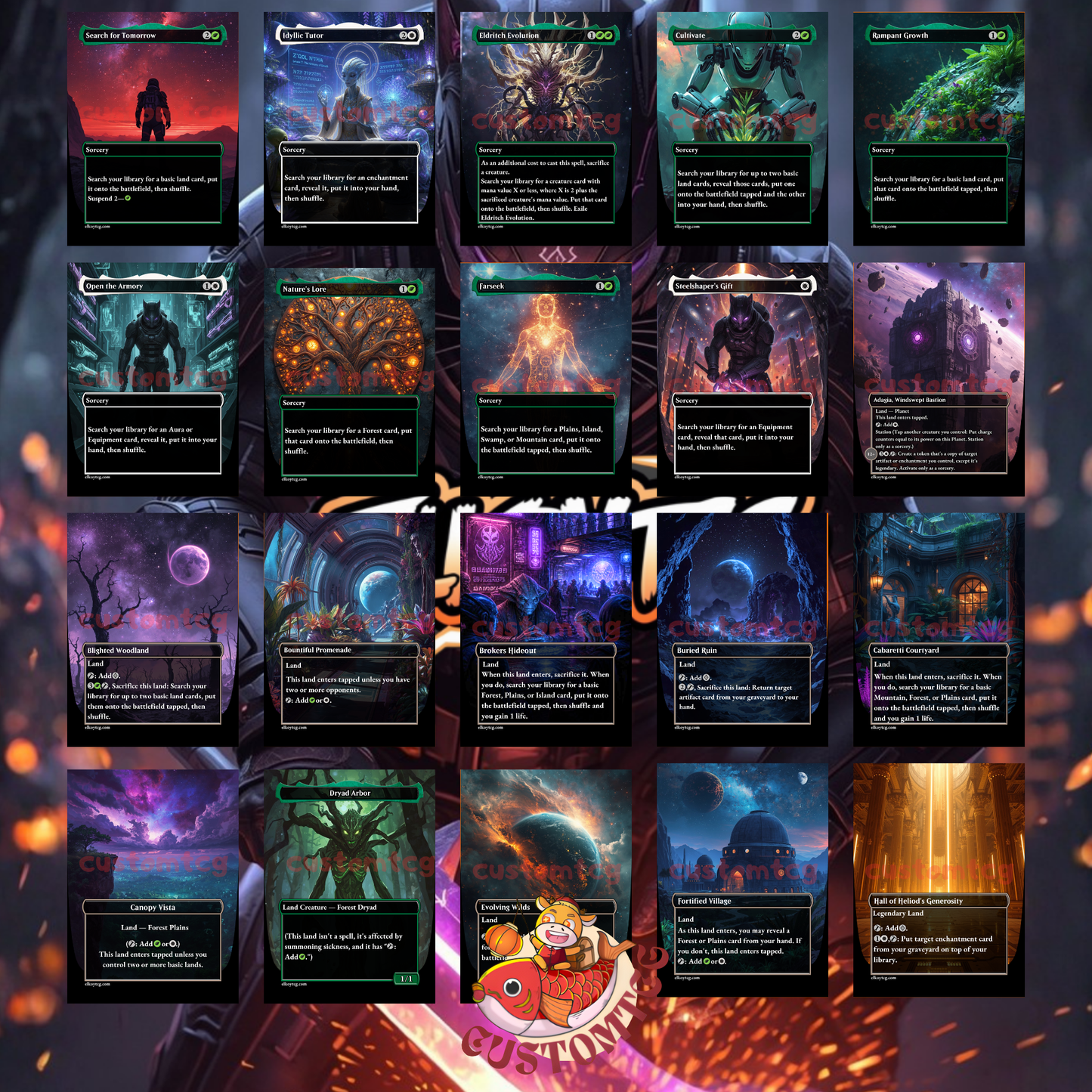 Nazahn, Revered Bladesmith Custom Deck