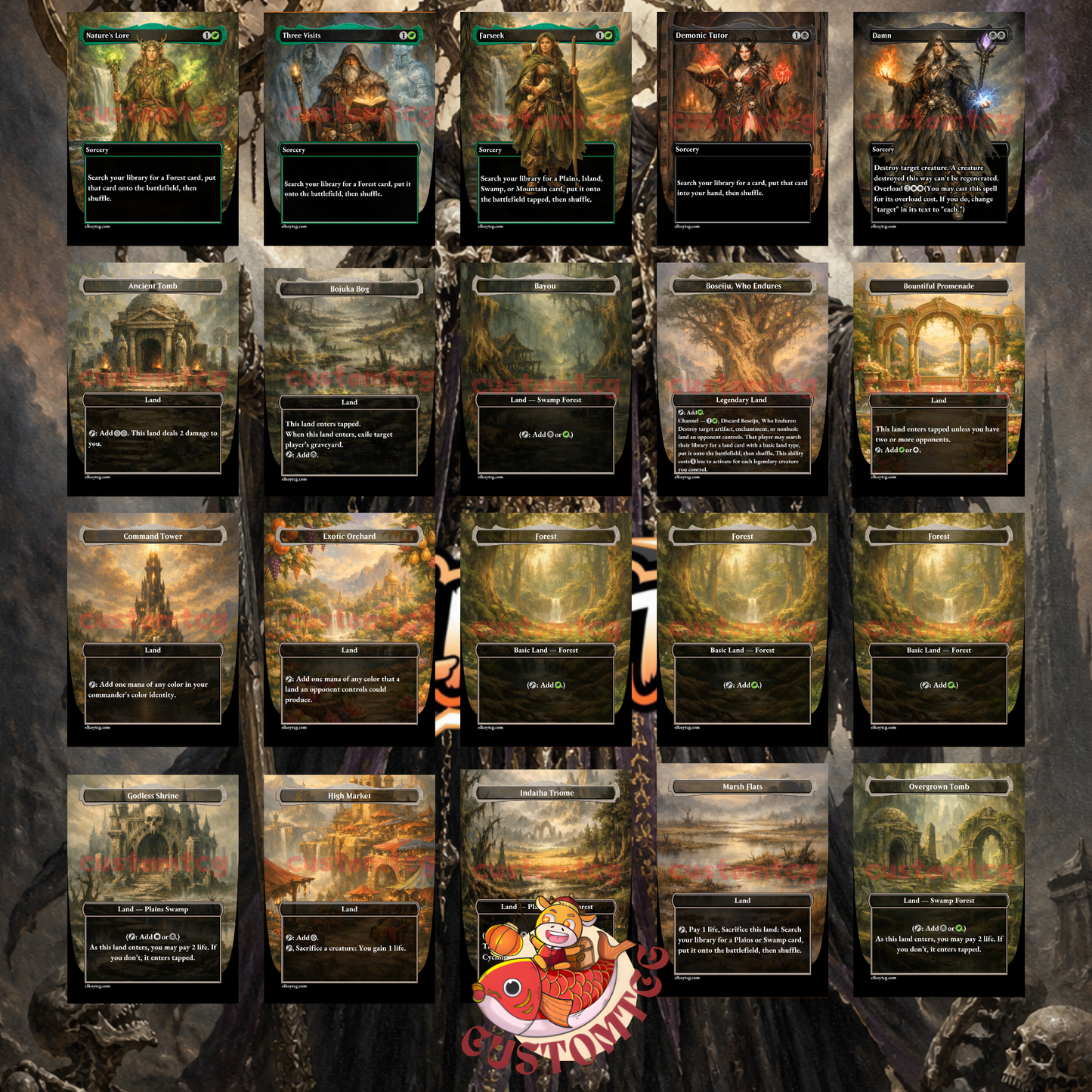 Myrkul, Lord of Bones V2 Custom Deck
