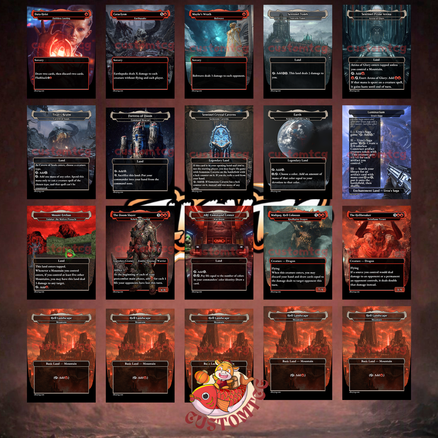 The Doom Slayer Custom Deck