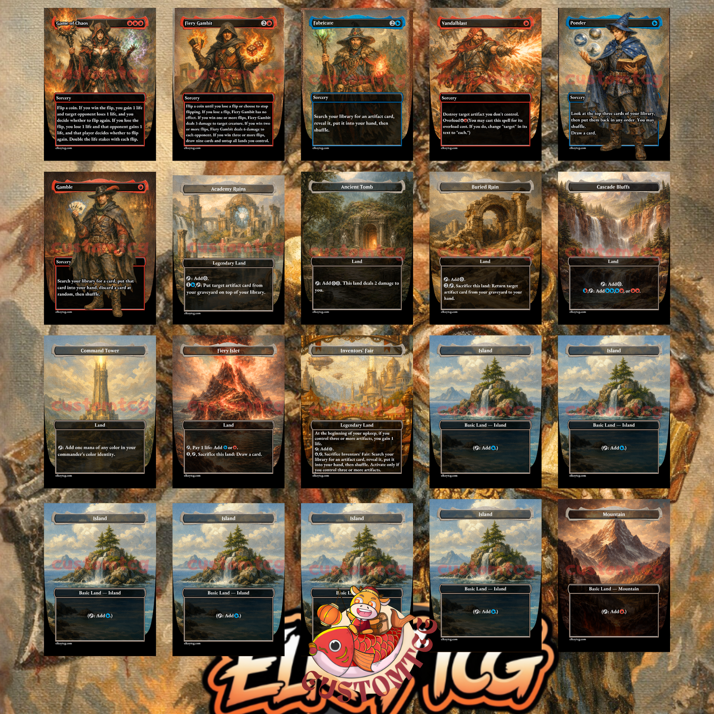 Okaun & Zndrsplt Custom  Deck