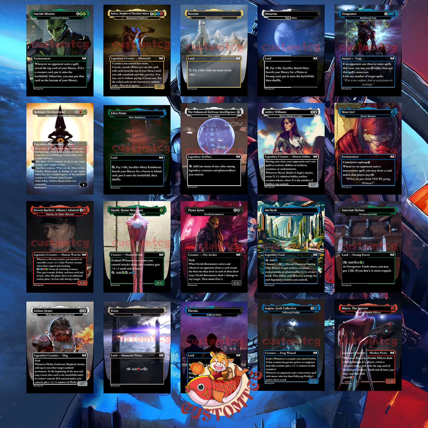 Mass Effect Custom Deck